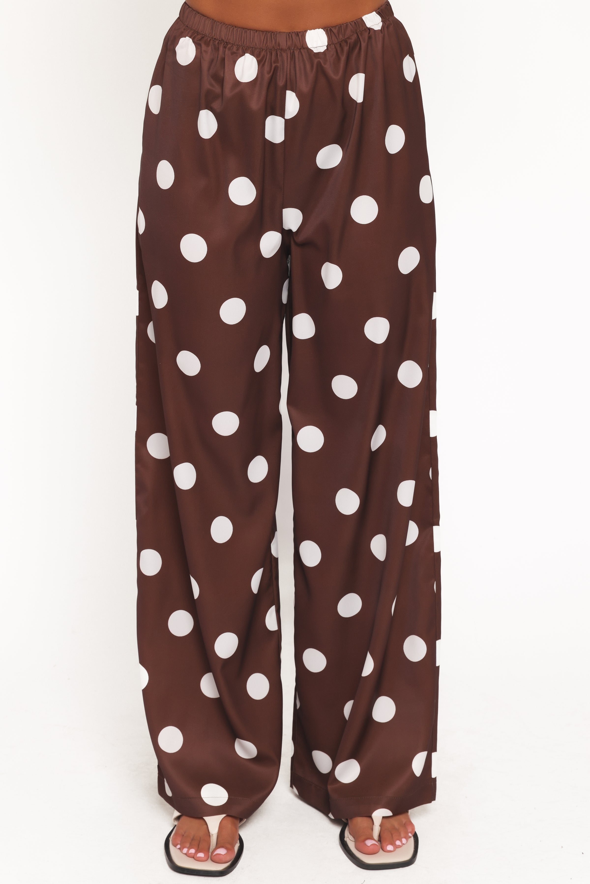 SETS Brielle Polka Dot Set - Brown Polka Dot
