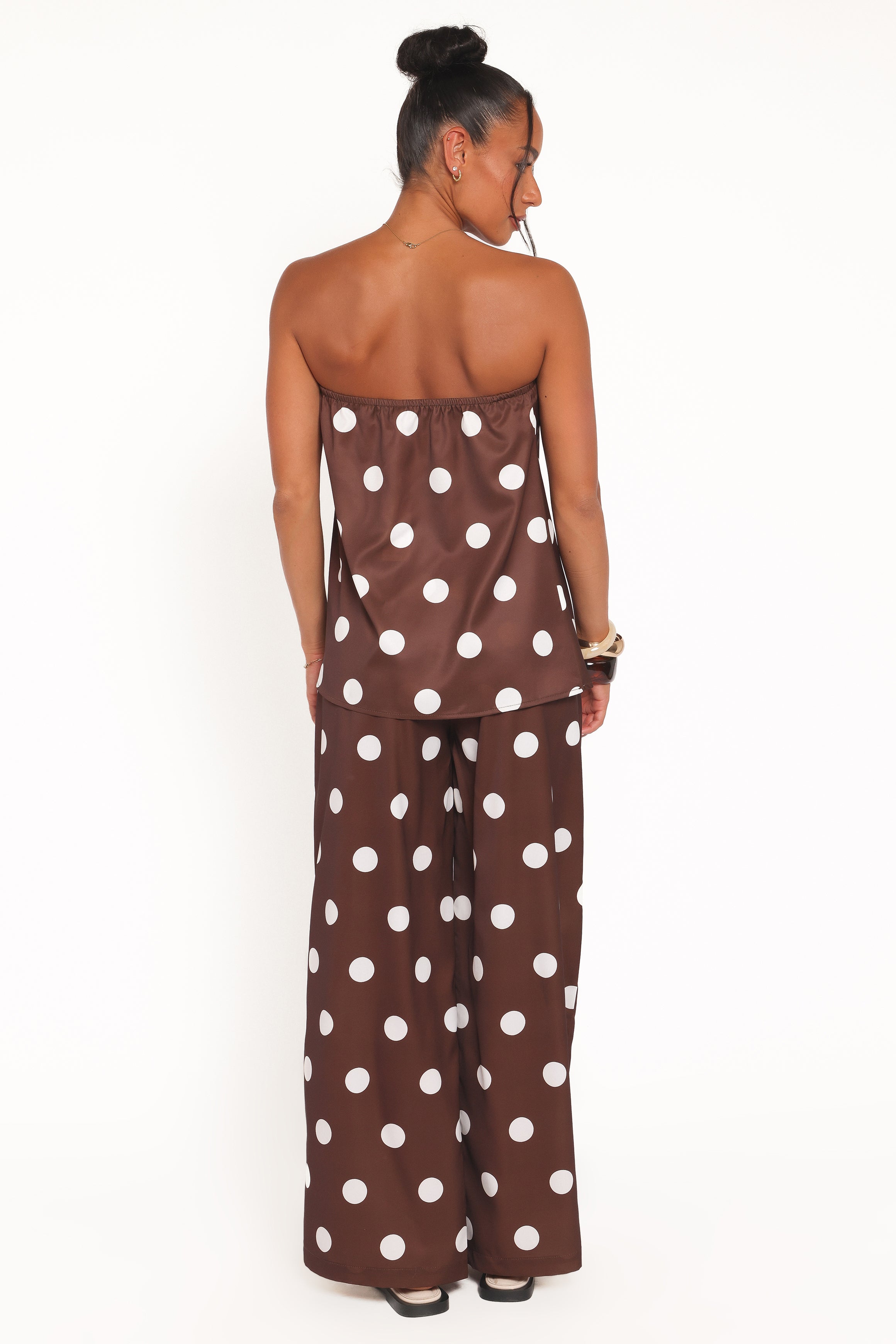 SETS Brielle Polka Dot Set - Brown Polka Dot