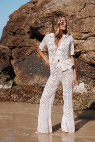 SETS Briony Knit Pant Set - Cream