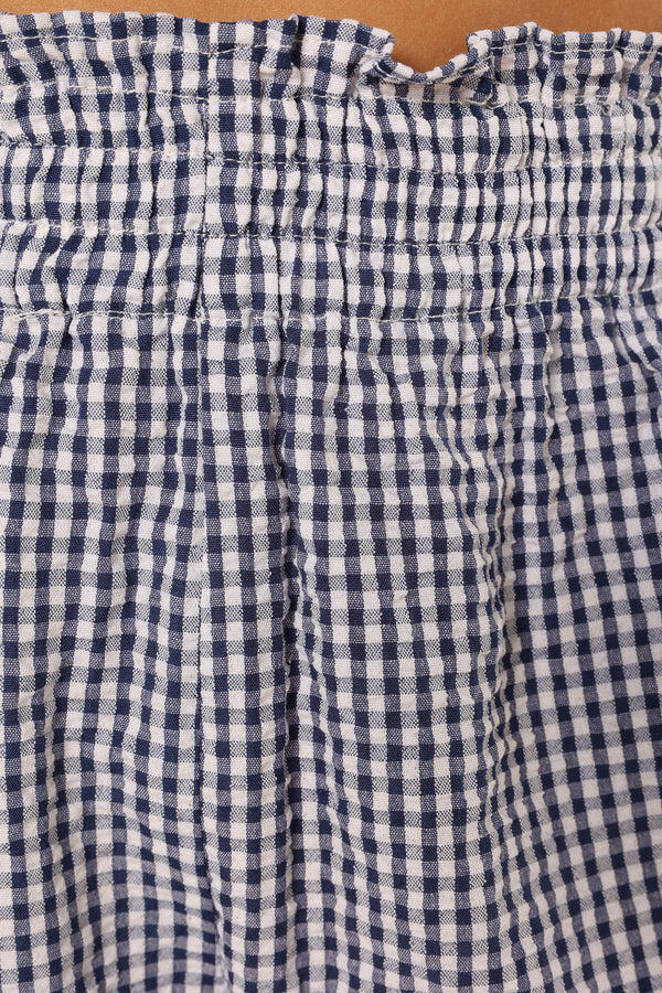 SETS @Callum Short Set - Navy Gingham