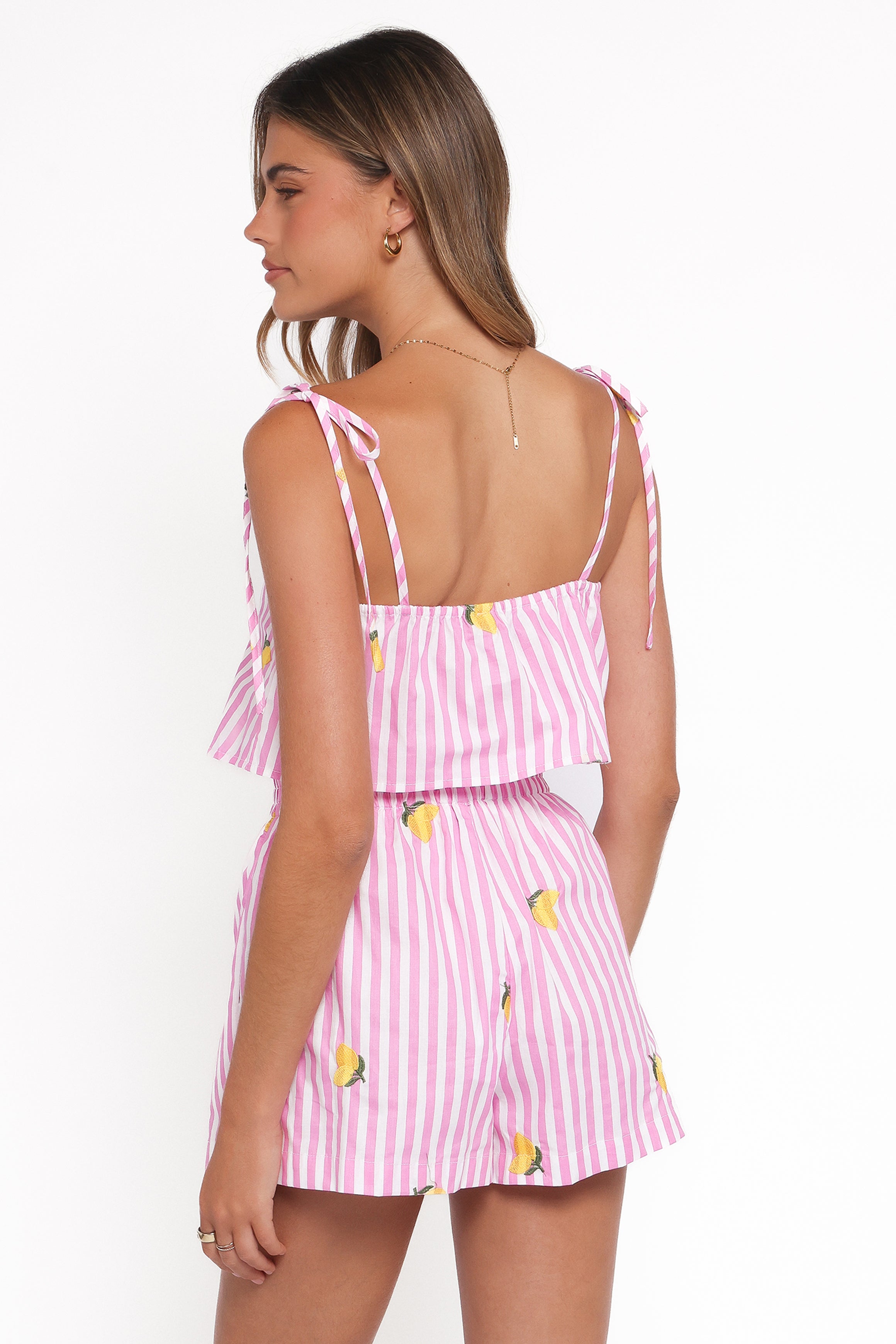 SETS Callum Short Set - Pink Stripe