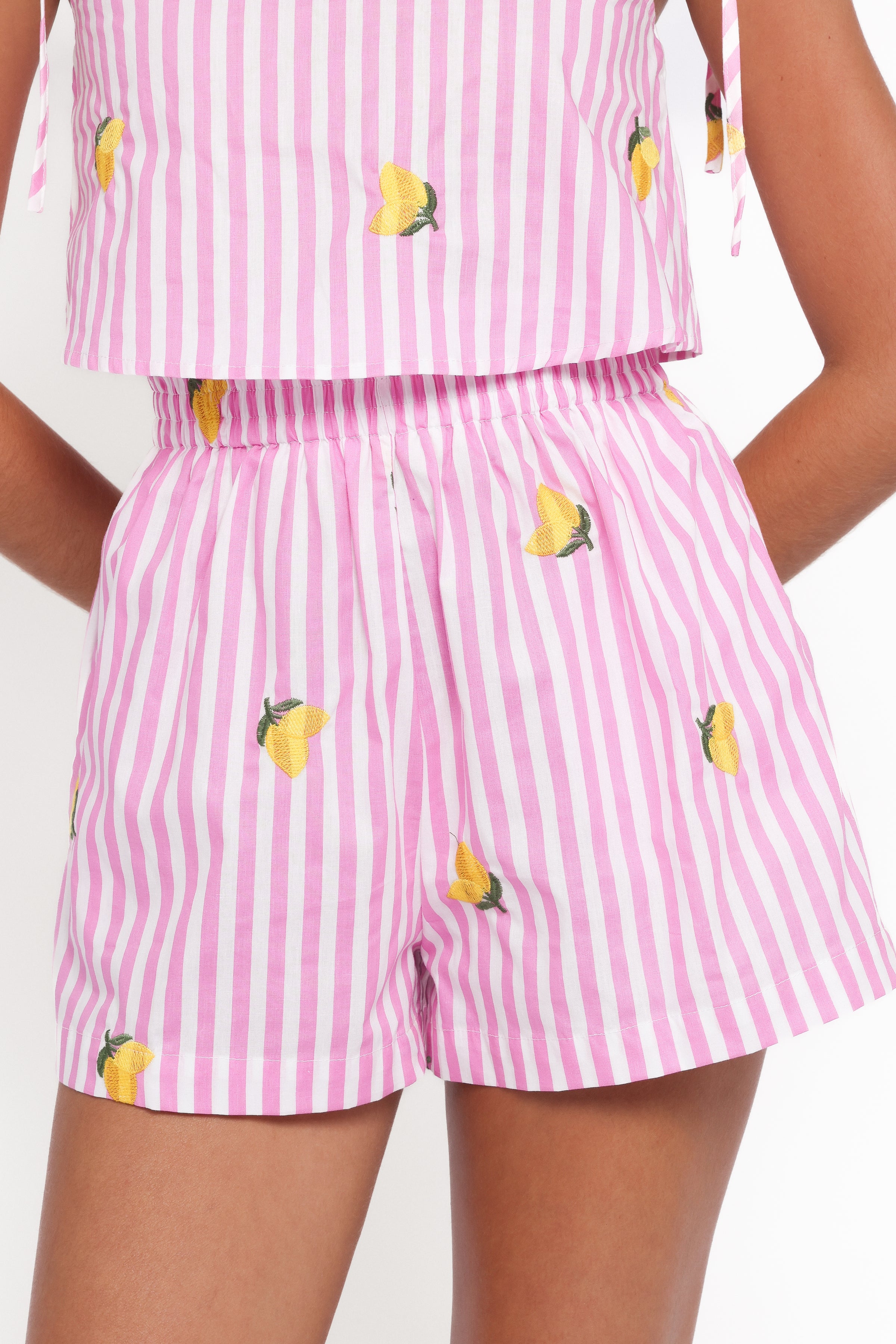 SETS Callum Short Set - Pink Stripe