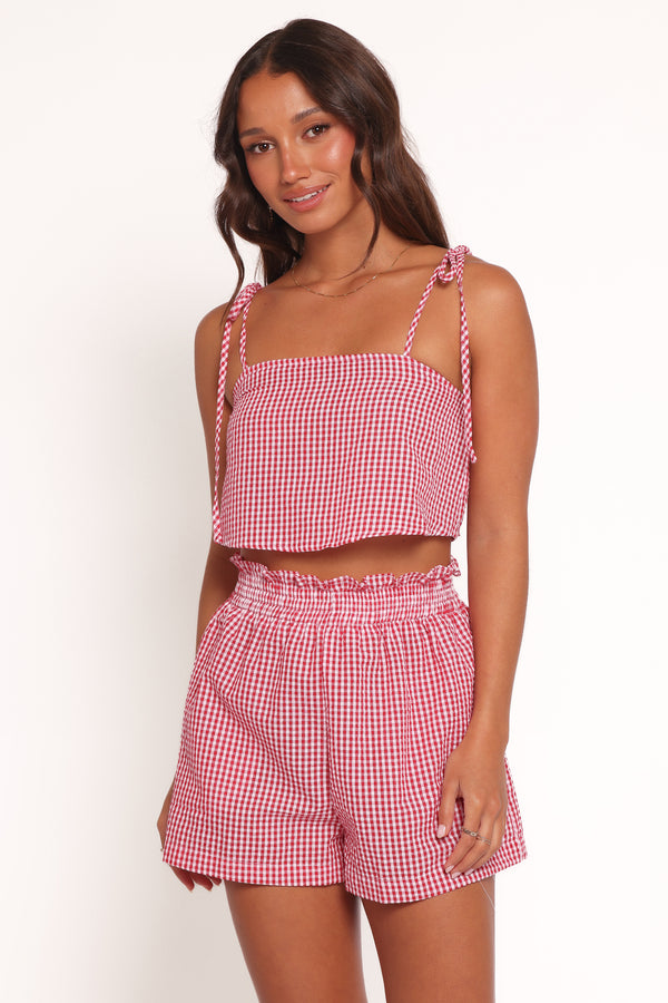 SETS Callum Short Set - Red Gingham