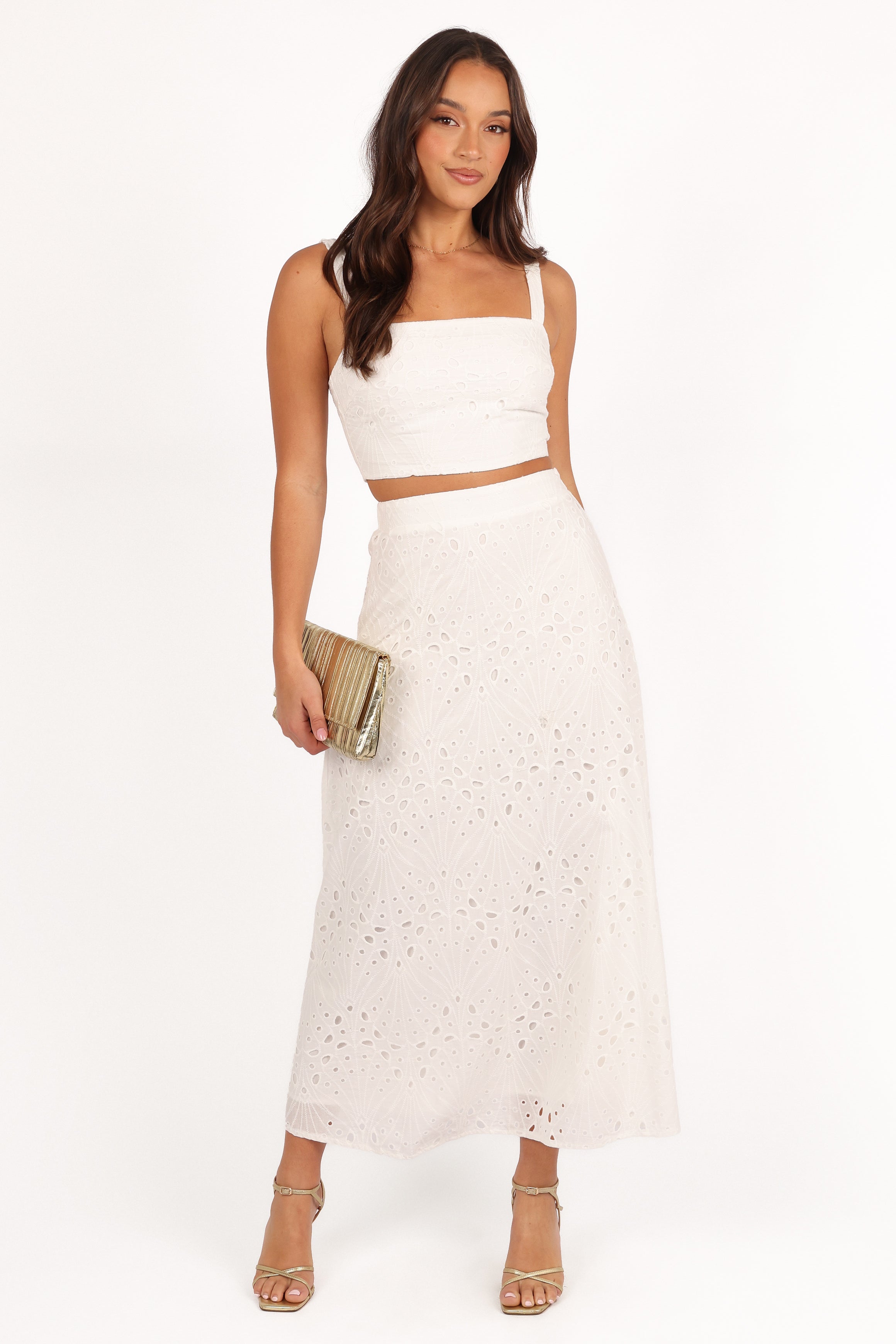 SETS Camellia Two Piece Set - White
