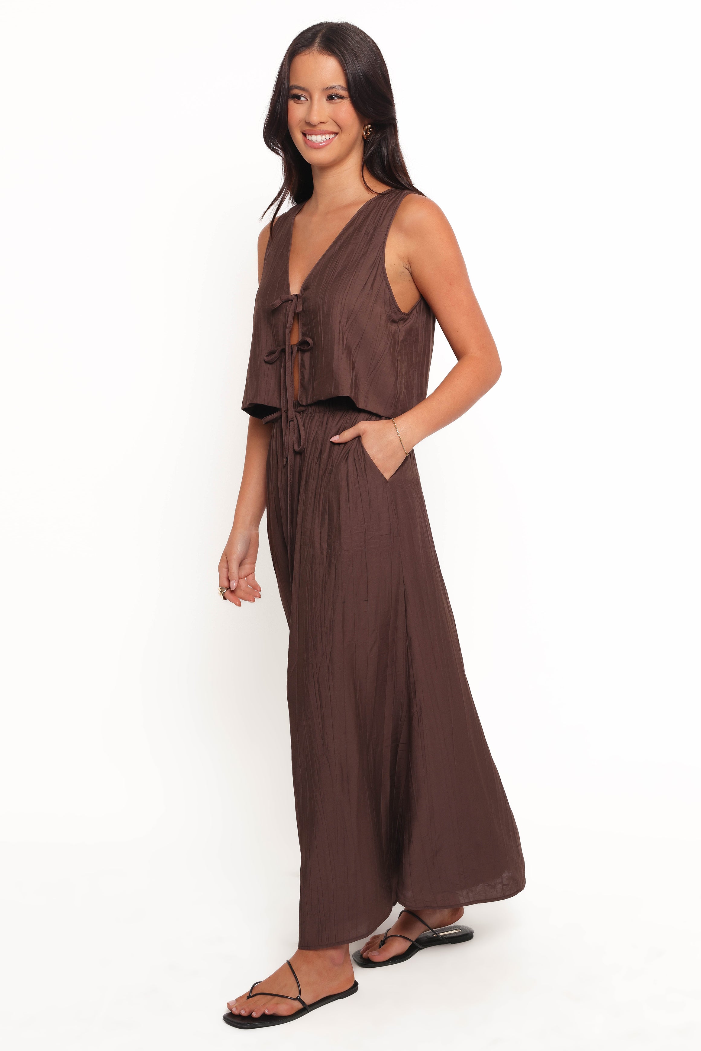 SETS Captie Skirt Set - Chocolate Brown