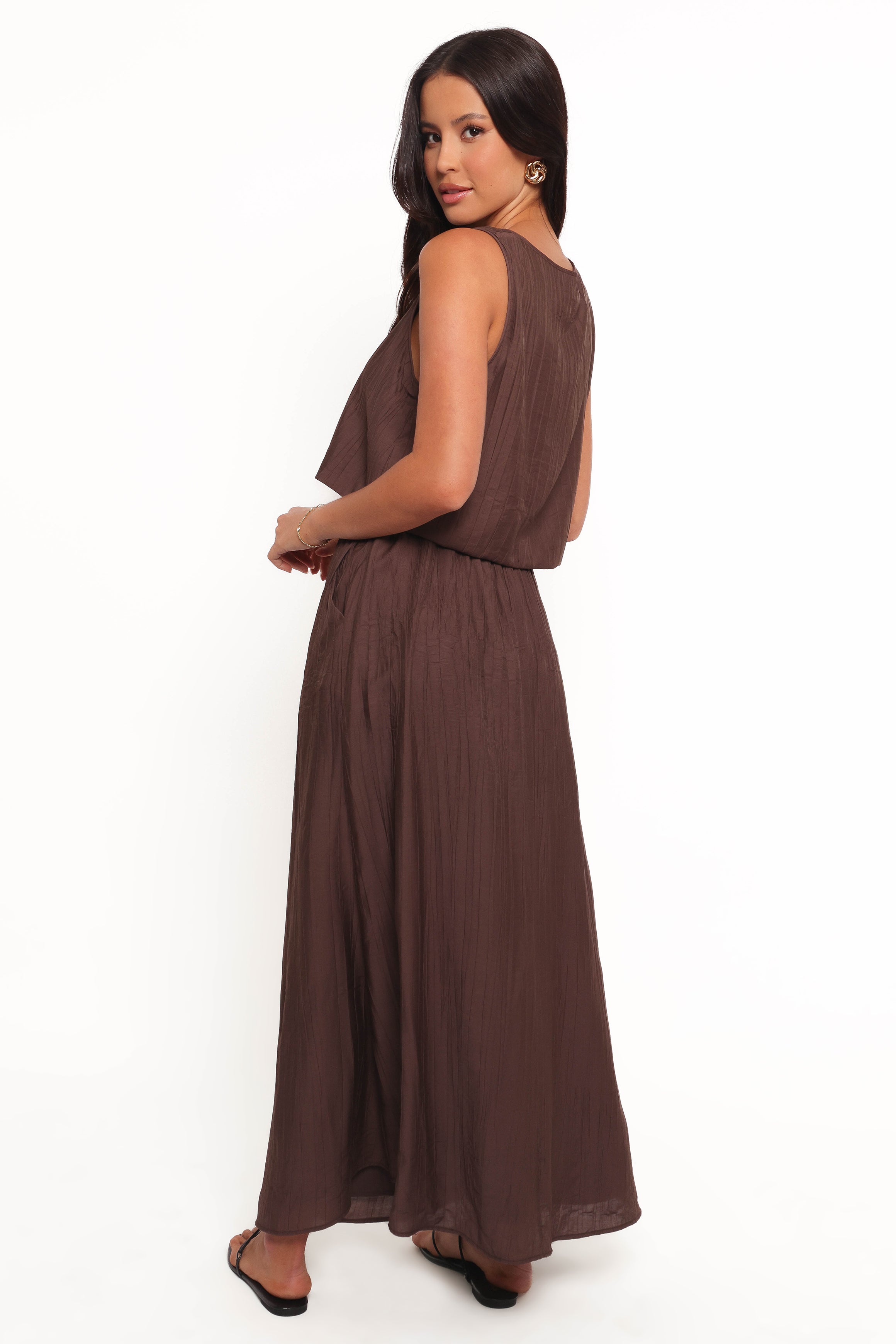 SETS Captie Skirt Set - Chocolate Brown