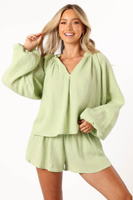 SETS @Casper Two Piece Set - Green