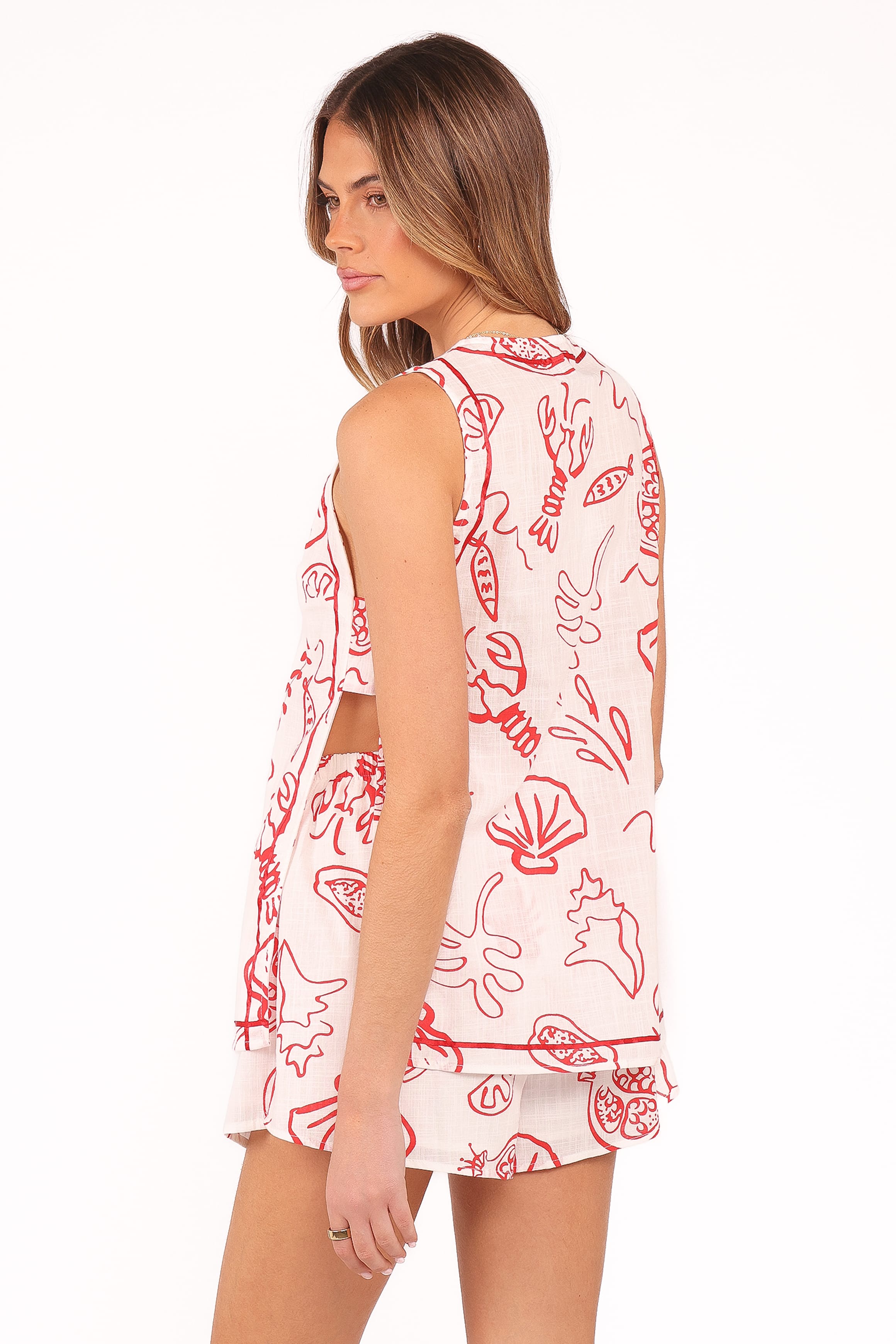 SETS Cefalu Short Set - Red Lobster