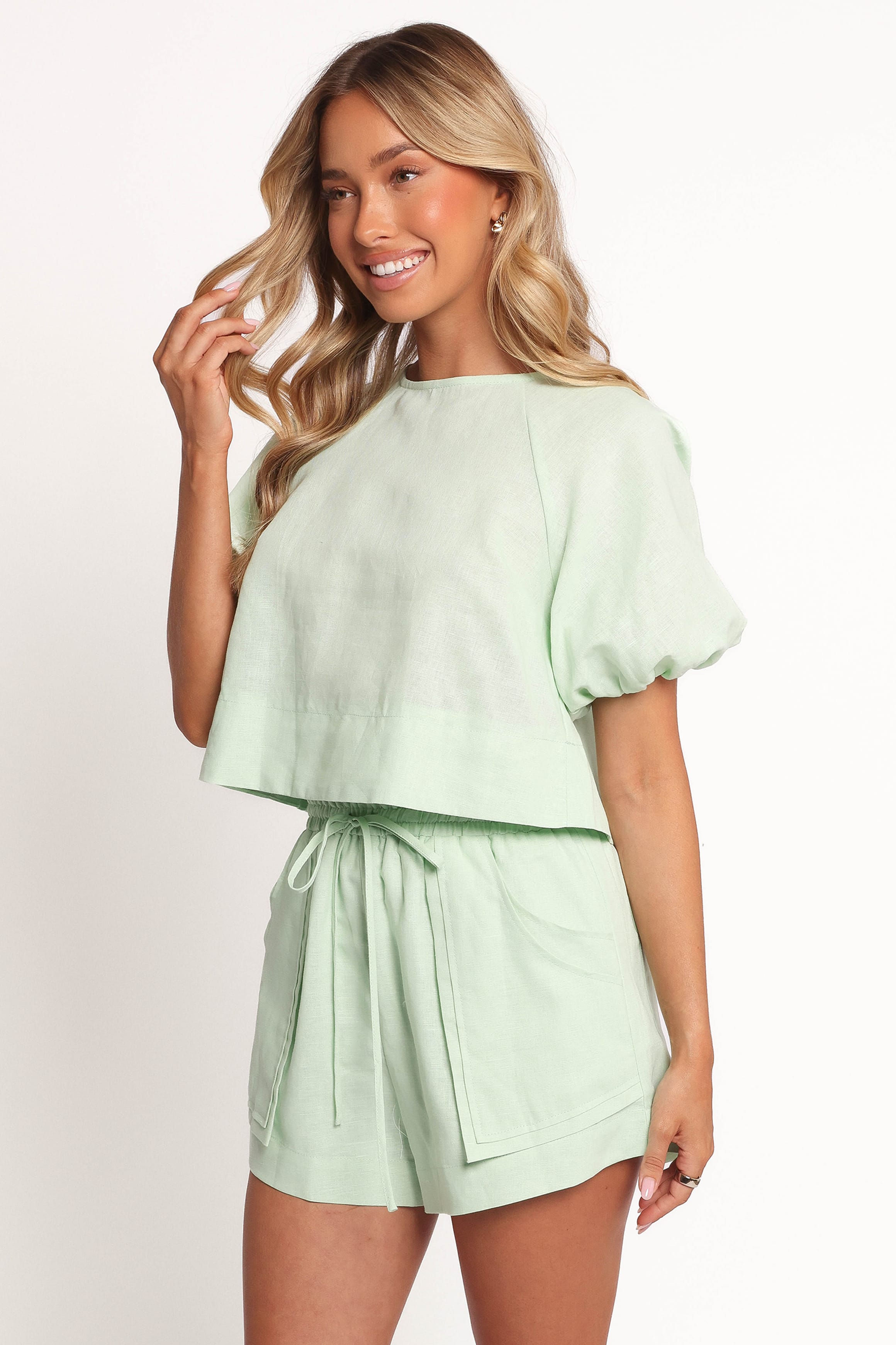 SETS Chelsey Linen Set - Sage