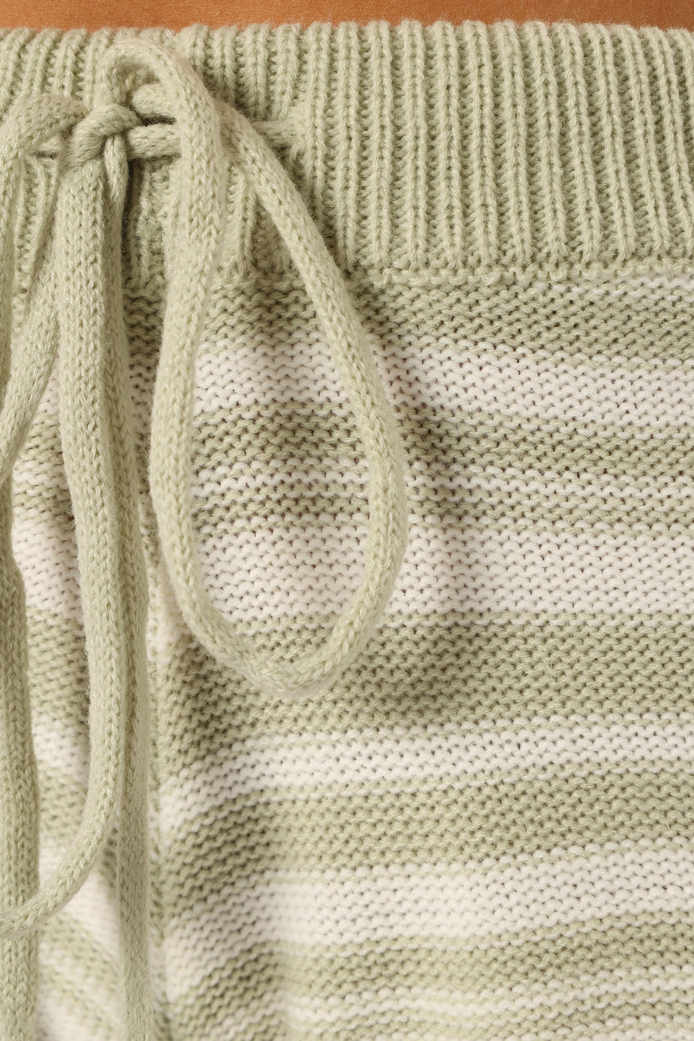 SETS @Christina Knit Set - Sage Stripe