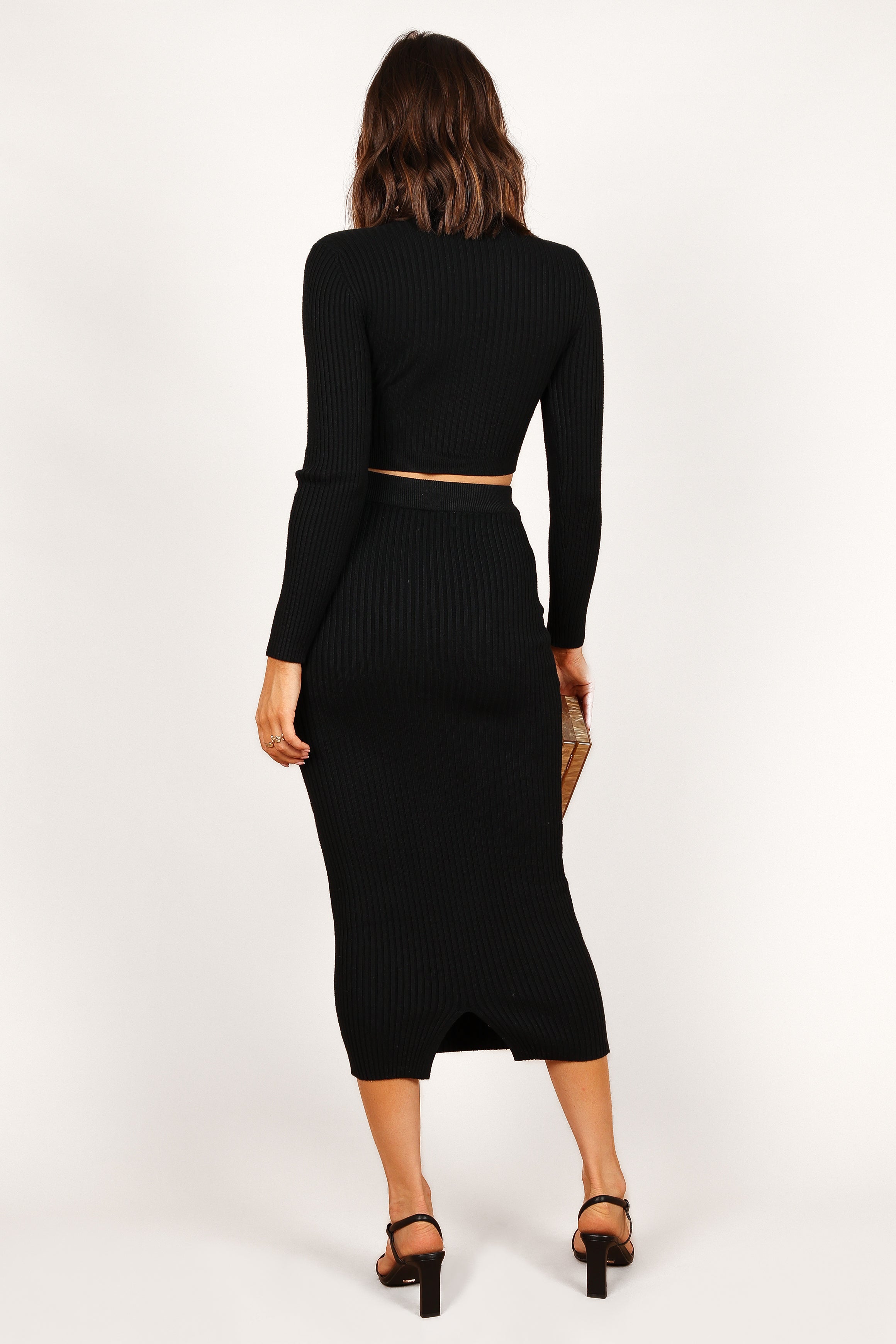 SETS Claire Knit Two Piece Set - Black