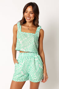 SETS @Dayla Short Set - Green