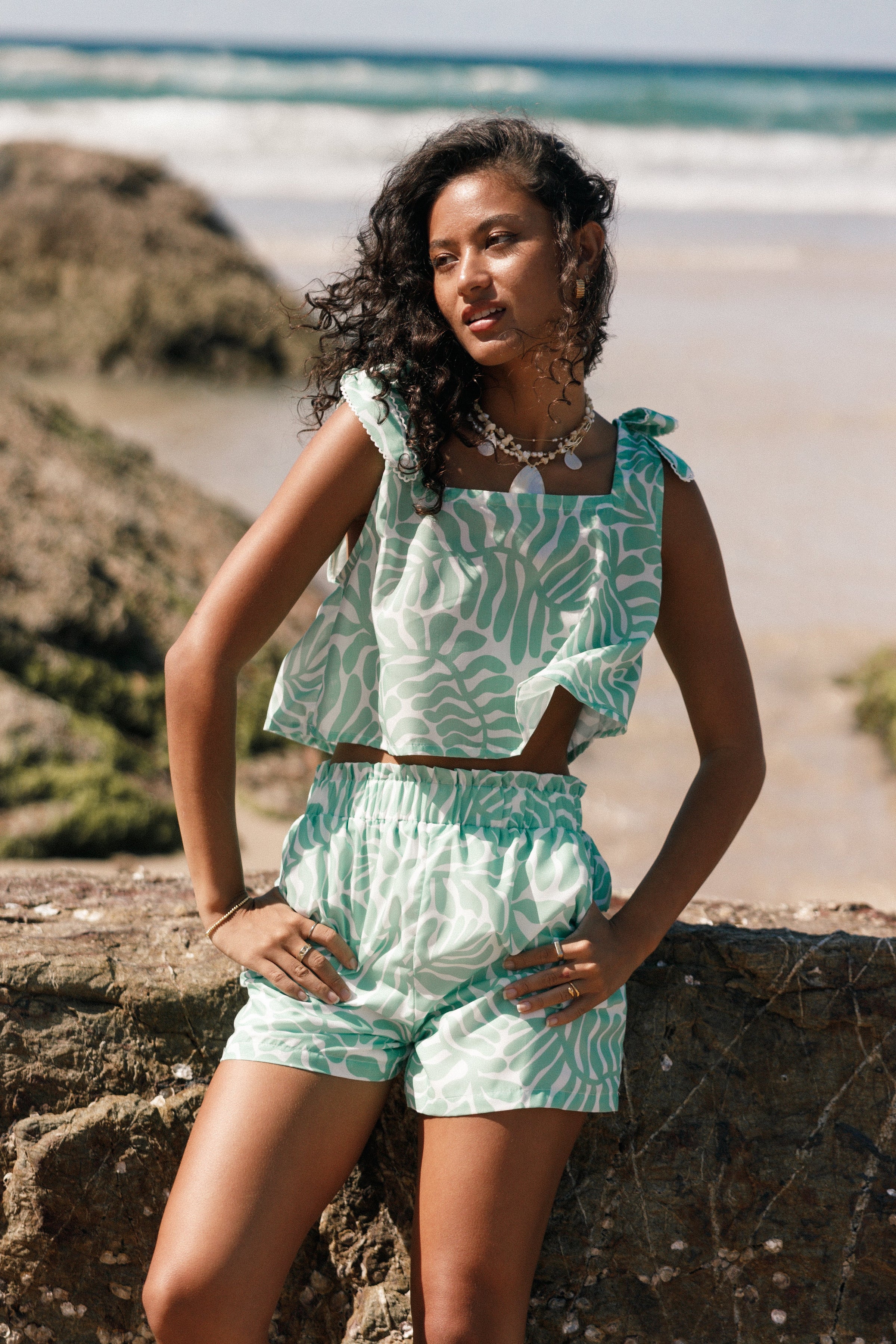 SETS Dayla Short Set - Green