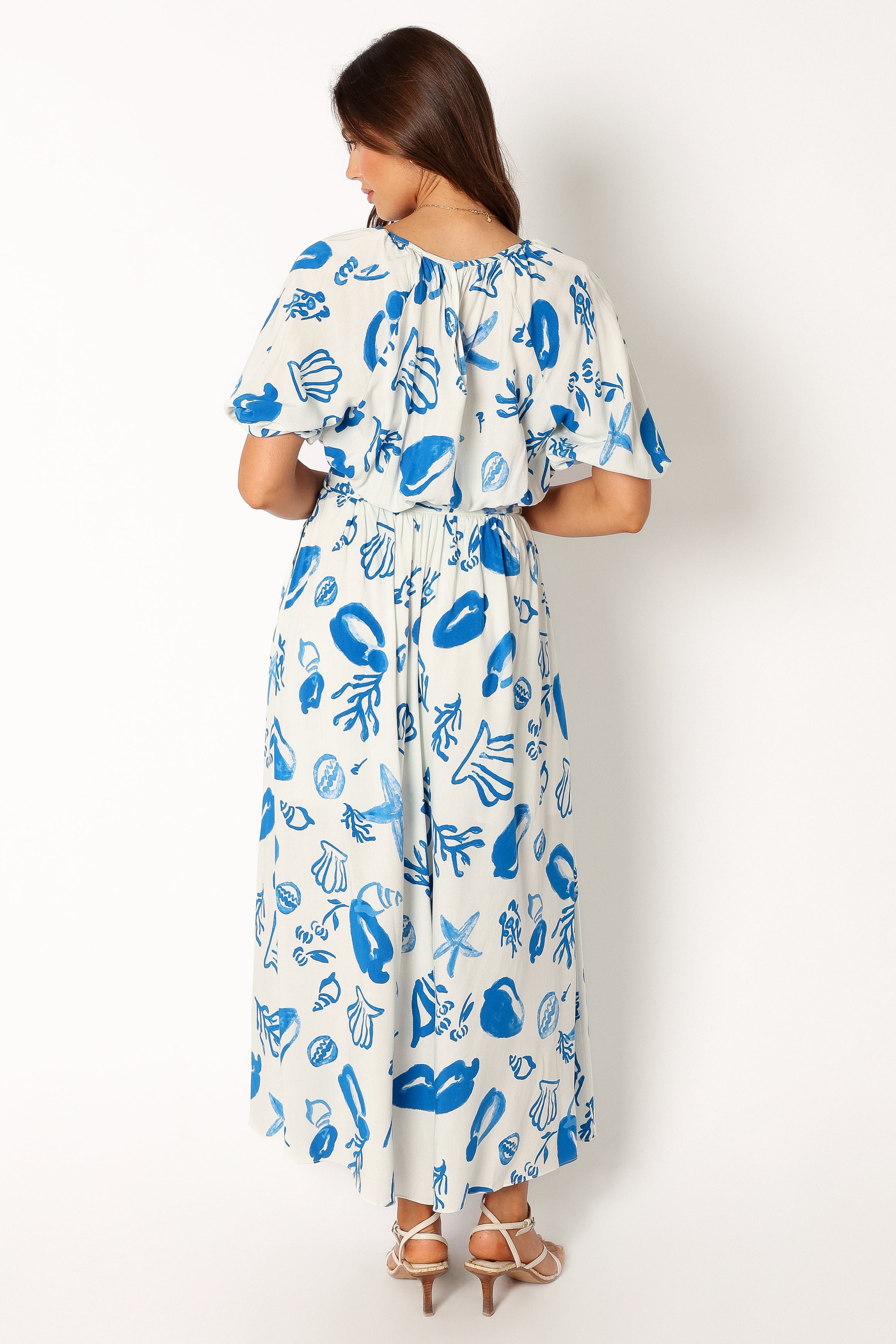 SETS @Delilah Skirt Set - White Blue