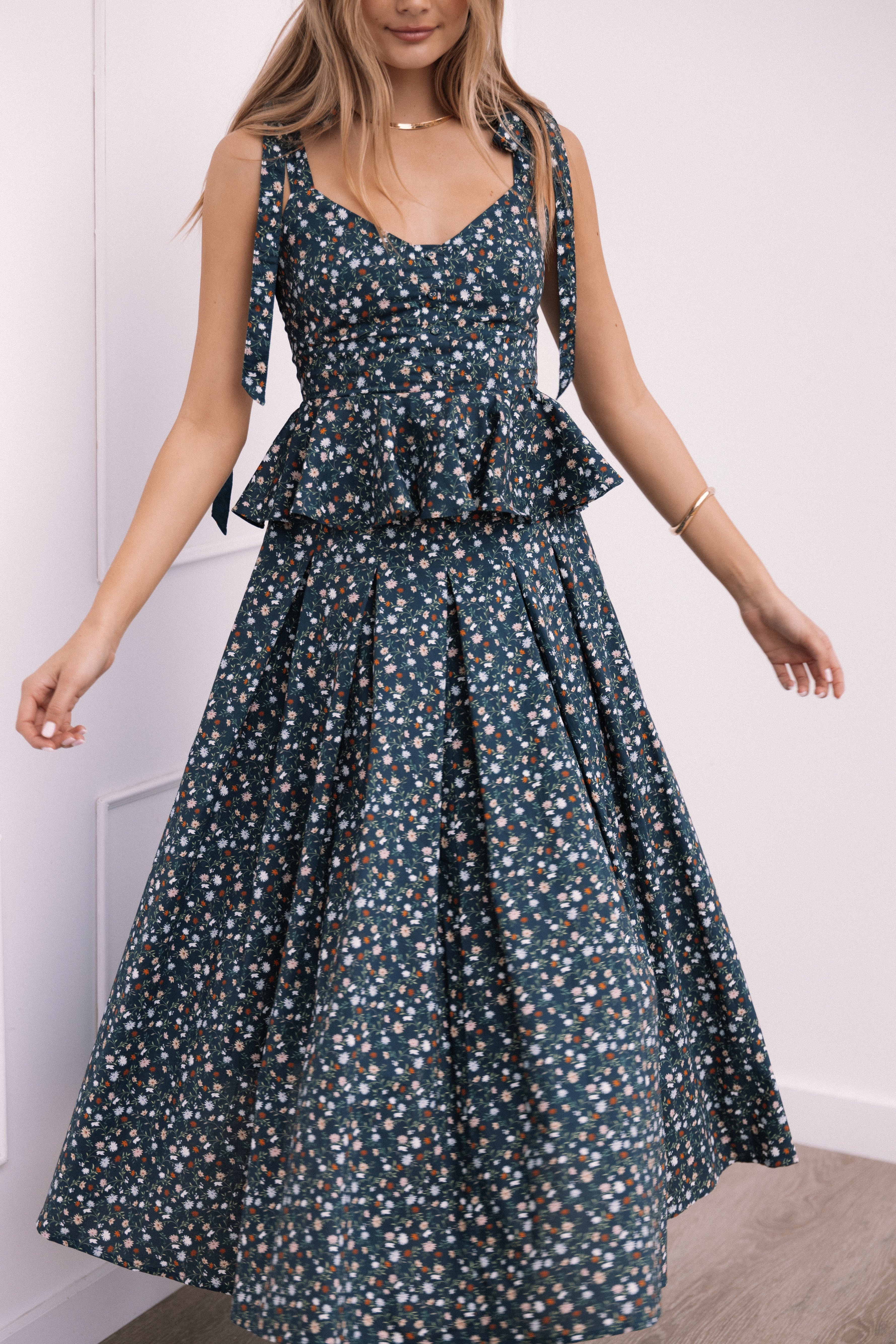 SETS Eden Two Piece Set - Hunter Green