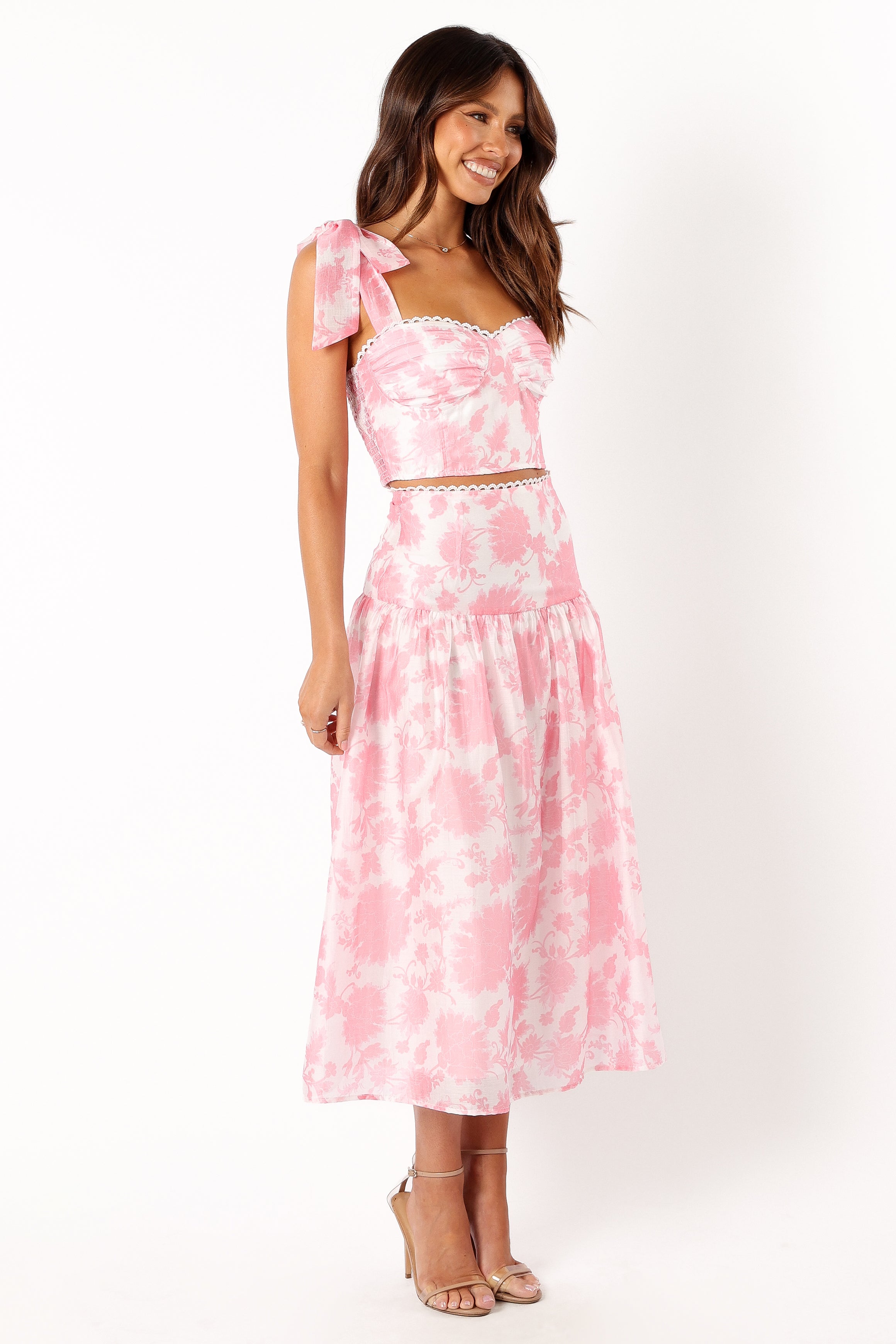 SETS @Elle Two Piece Set - Pink Floral