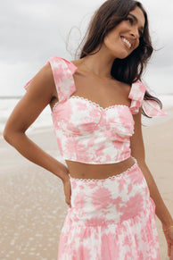 SETS Elle Two Piece Set - Pink Floral