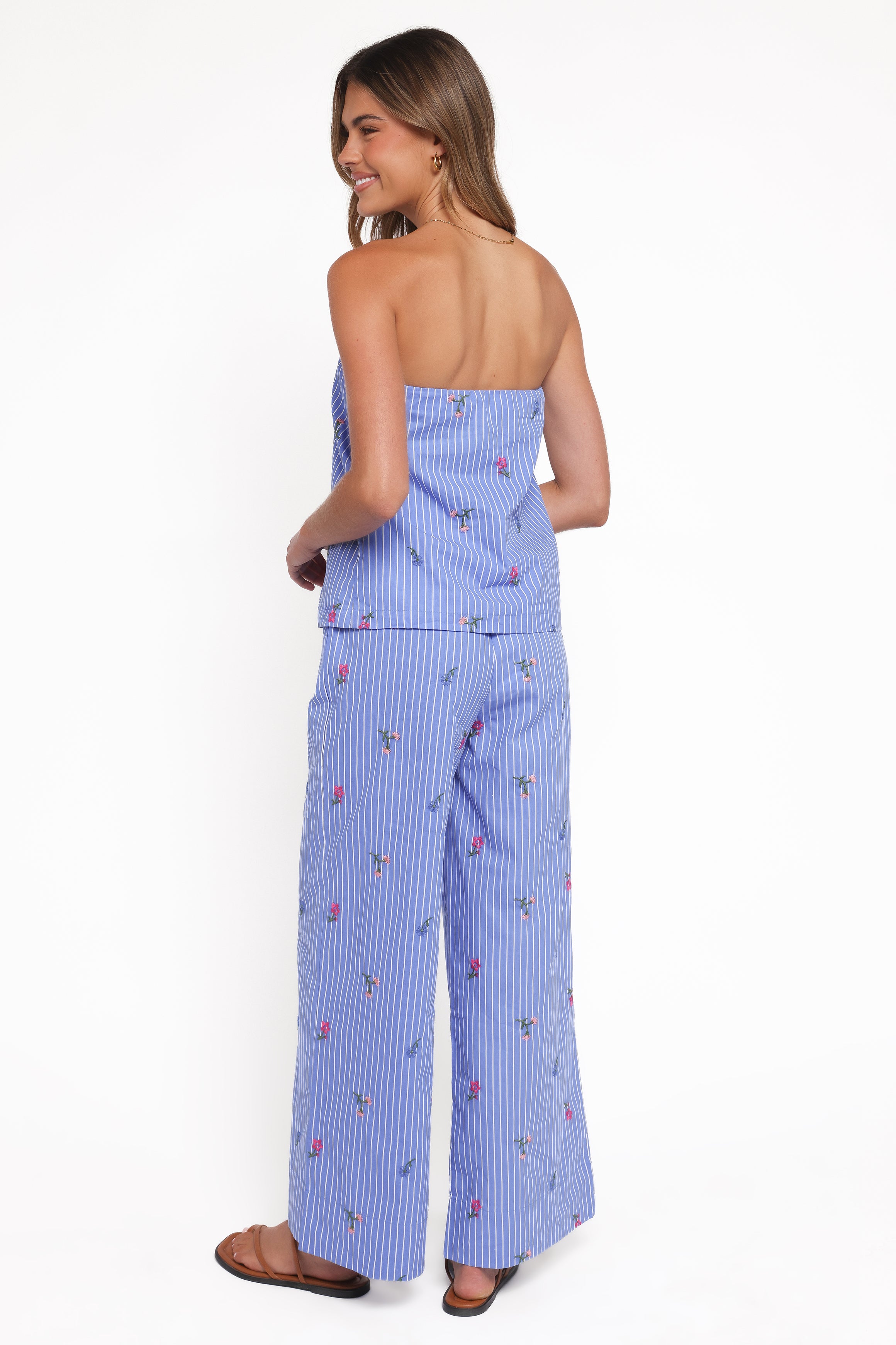 SETS Ezra Pant Set - Blue Stipe