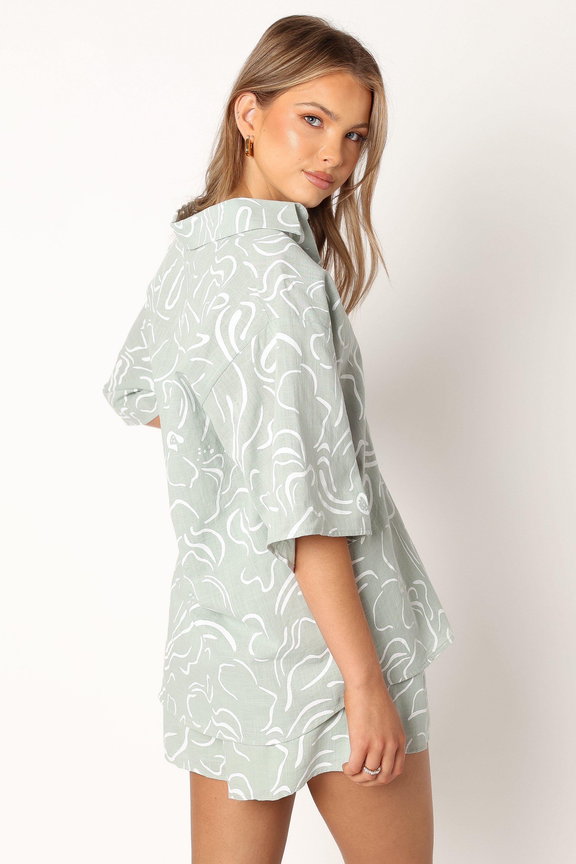 SETS @Fiorelli Short Set - Sage