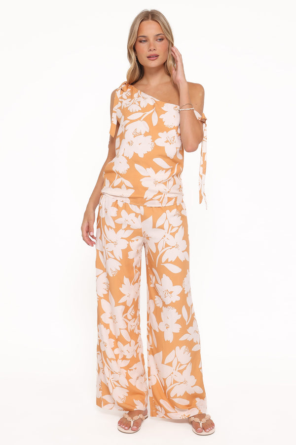 SETS Flynn Pant Set - Yellow Floral