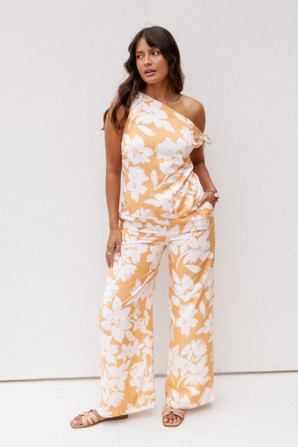 SETS Flynn Pant Set - Yellow Floral