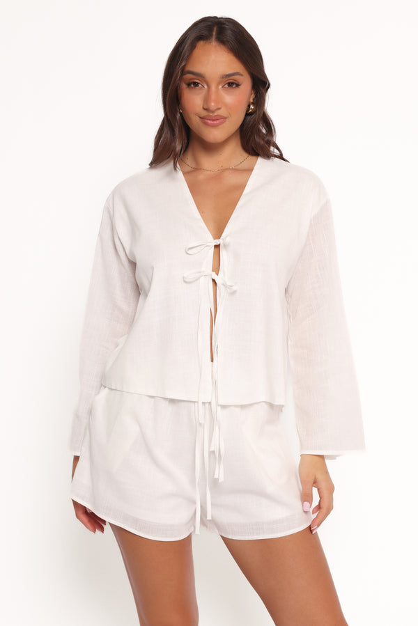 SETS Flynn Short Set - White