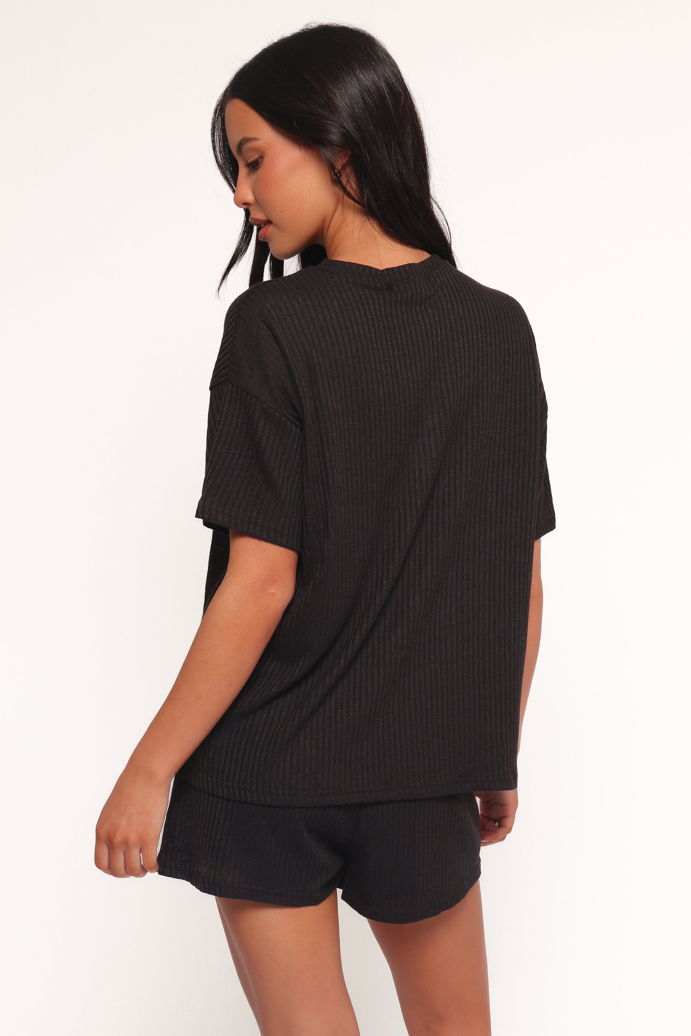 SETS Granger Knit Short Set - Black