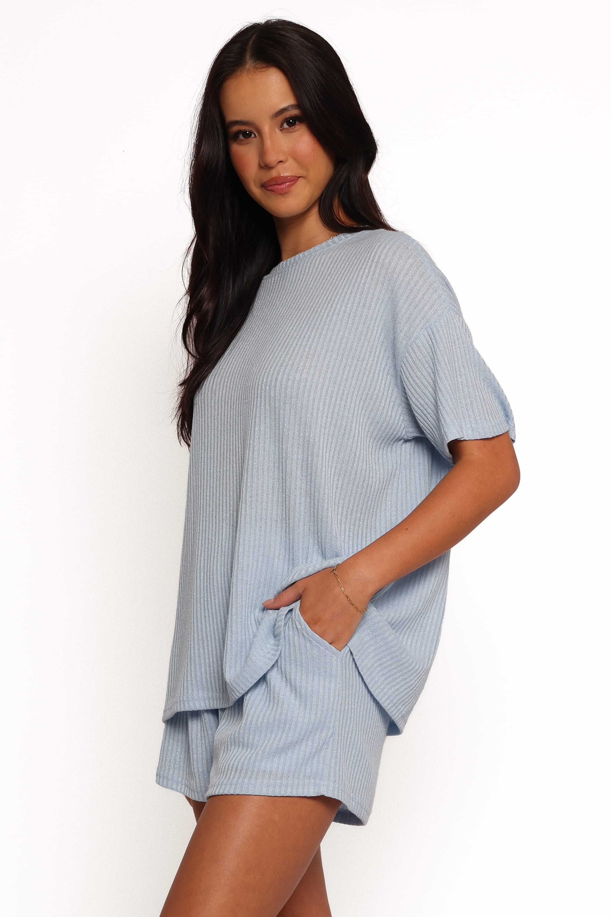 SETS Granger Knit Short Set - Blue