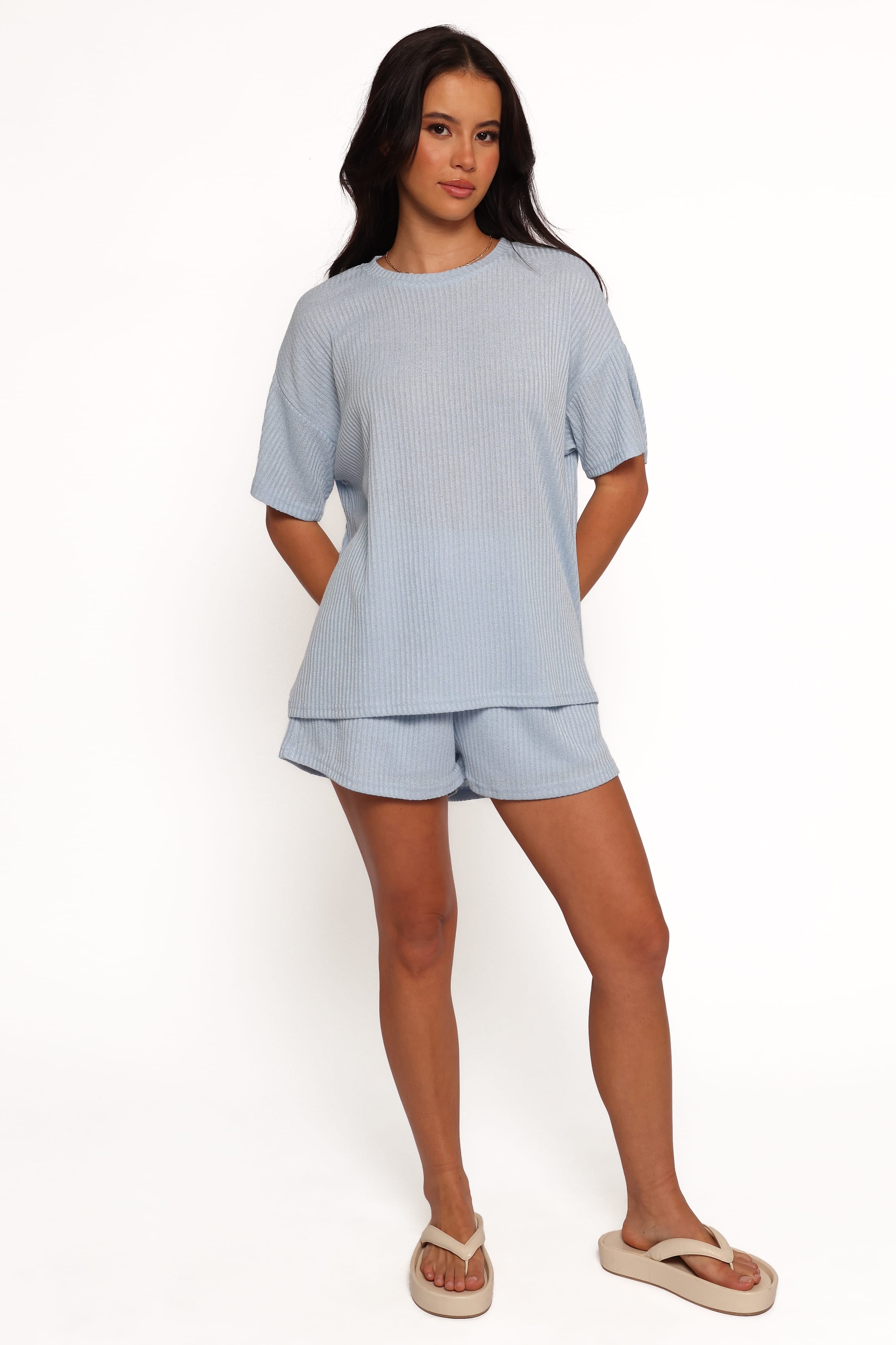 SETS Granger Knit Short Set - Blue