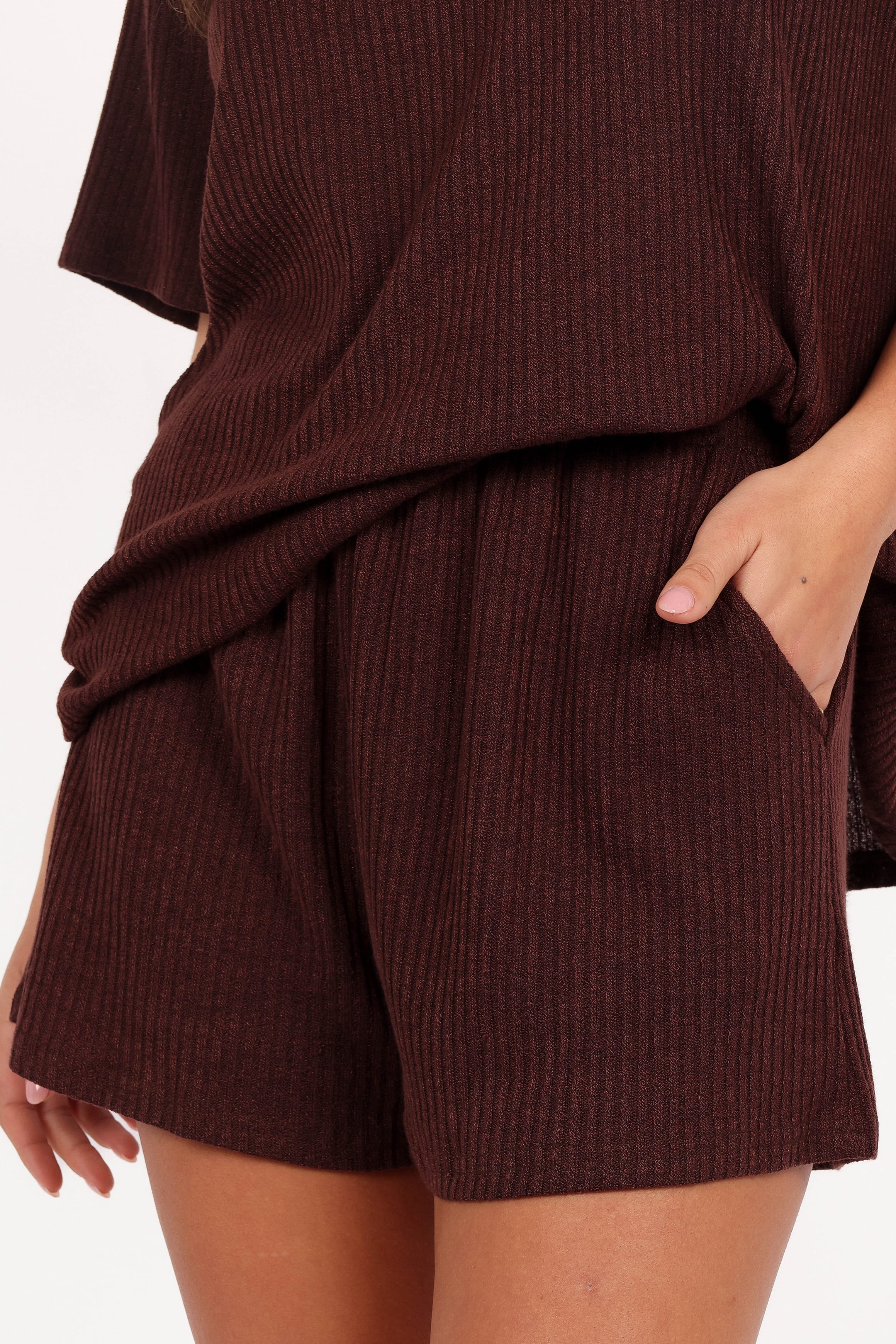 SETS Granger Knit Short Set - Chocolate Brown