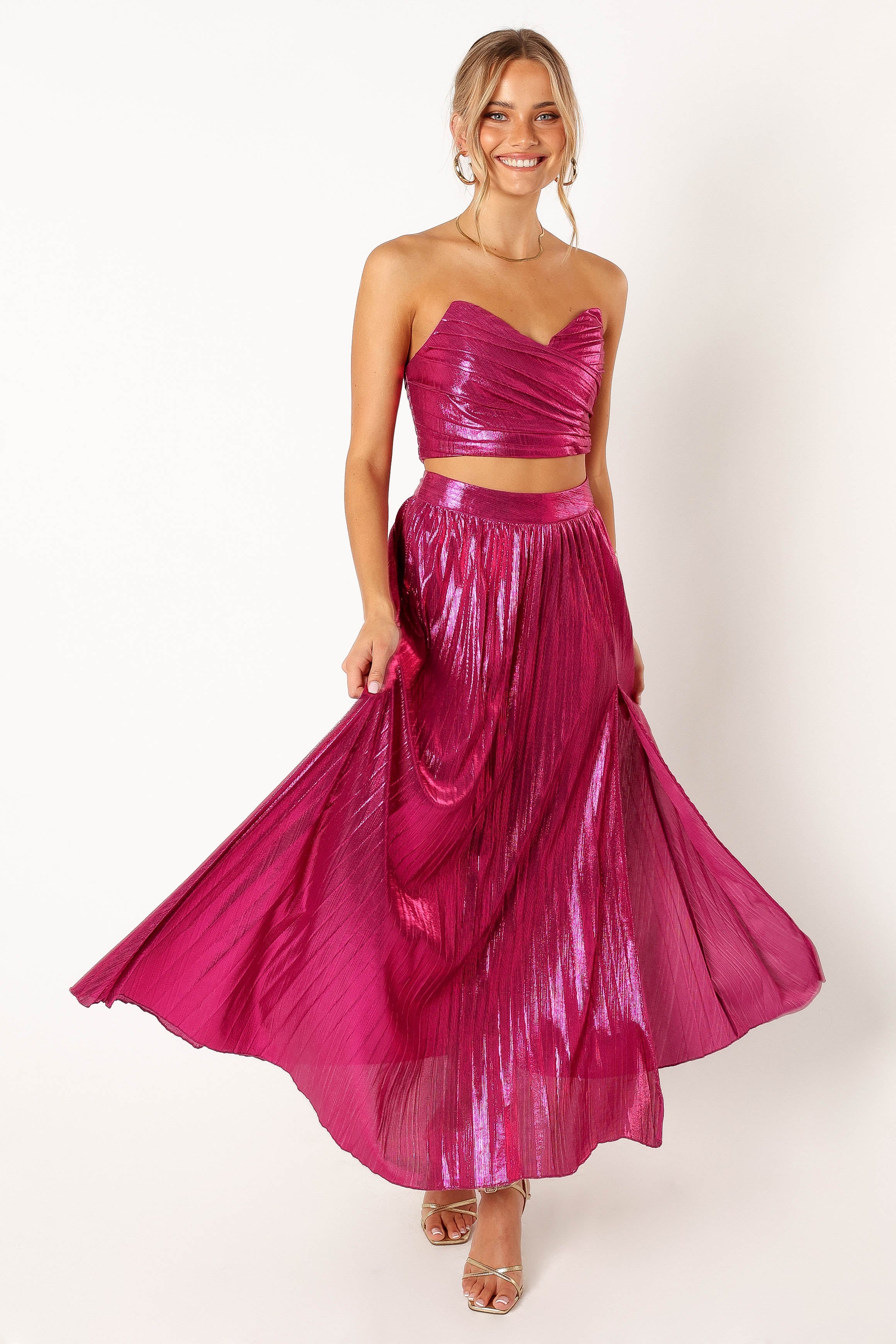 SETS @Hana Two Piece Set - Fuchsia