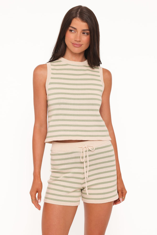 SETS Ilona Knit Set - Cream/Sage