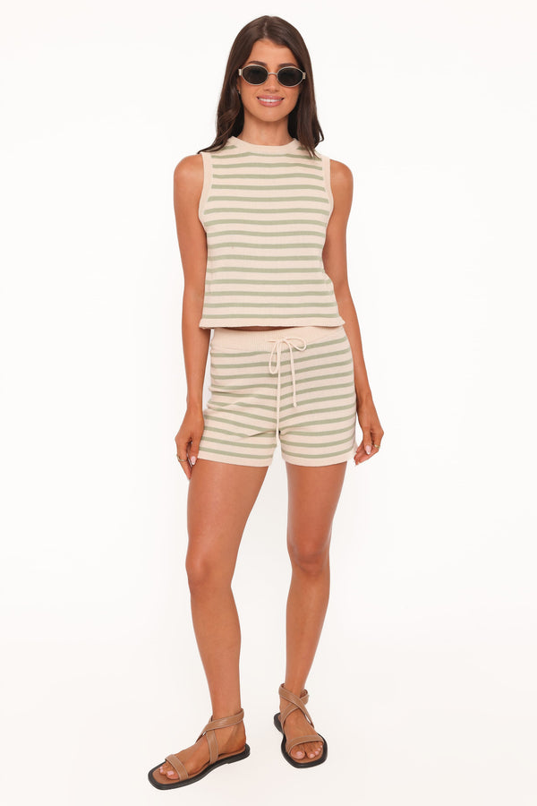 SETS Ilona Knit Set - Cream/Sage