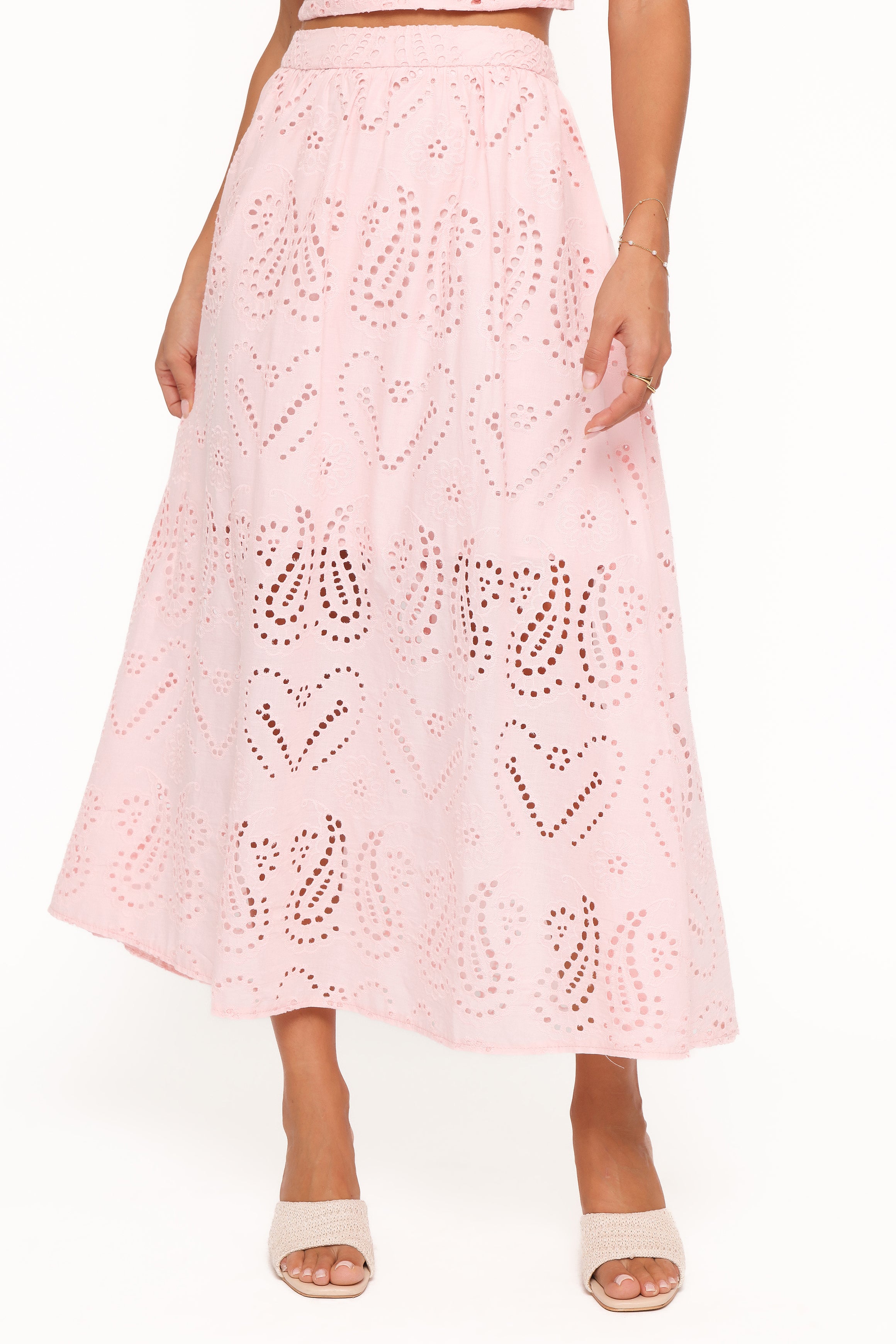 SETS Isabelle Maxi Skirt Set - Pink