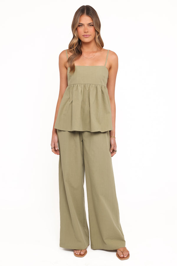SETS Jessica Pant Set - Olive