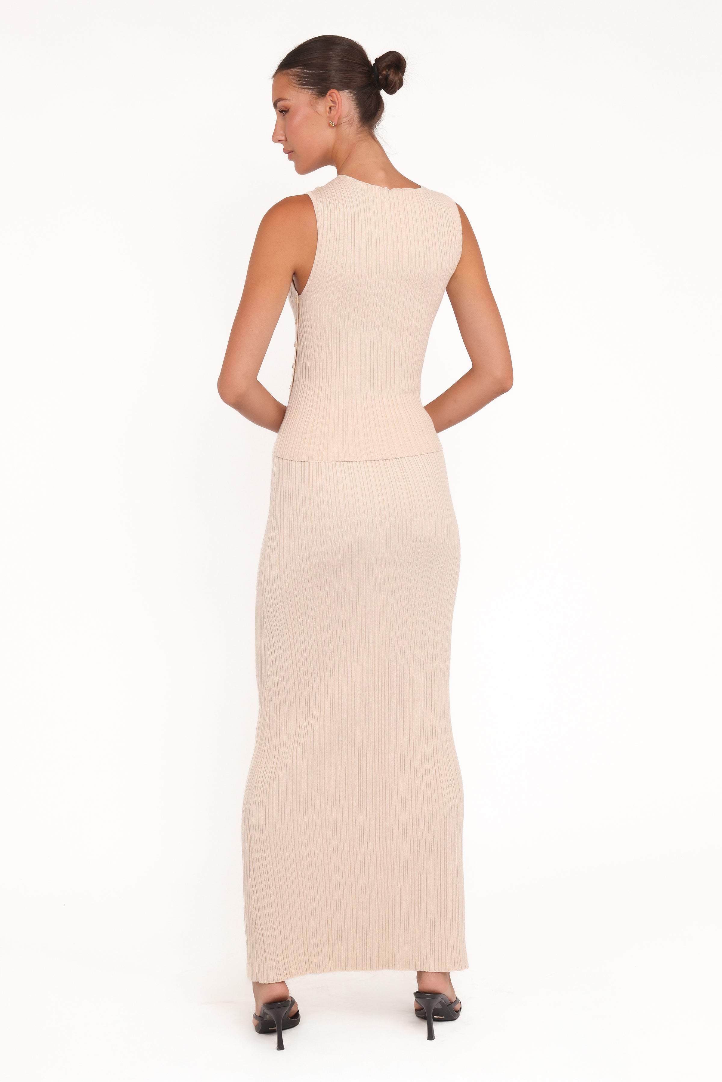 SETS Jessie Knit Skirt Set - Beige