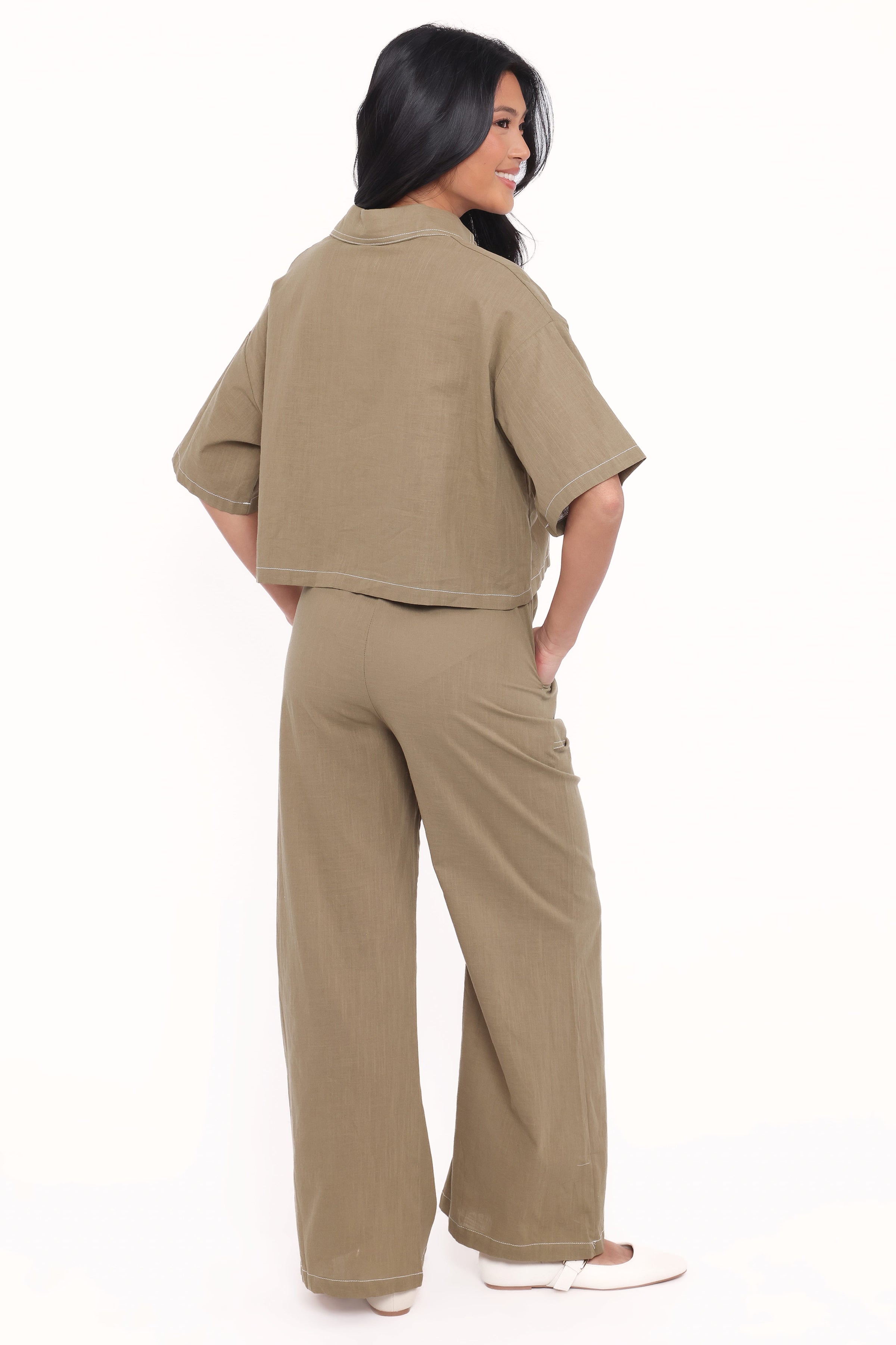 SETS Jill Pant Set - Khaki
