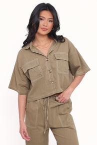 SETS Jill Pant Set - Khaki
