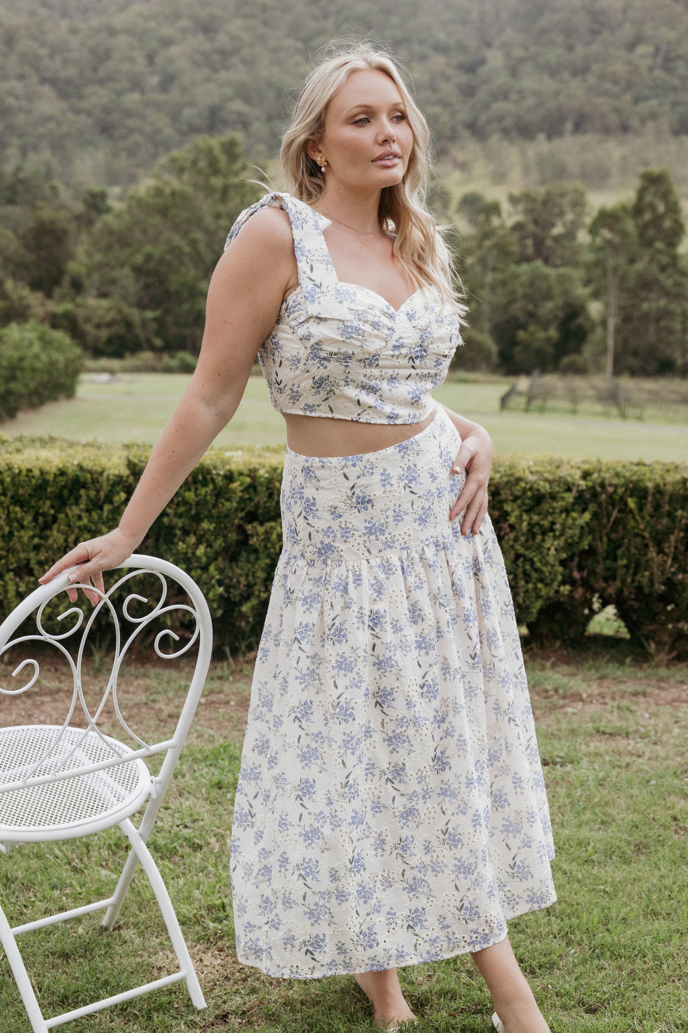 SETS Kara Two Piece Set - Blue Floral