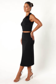 SETS @Keely Two Piece Set - Black