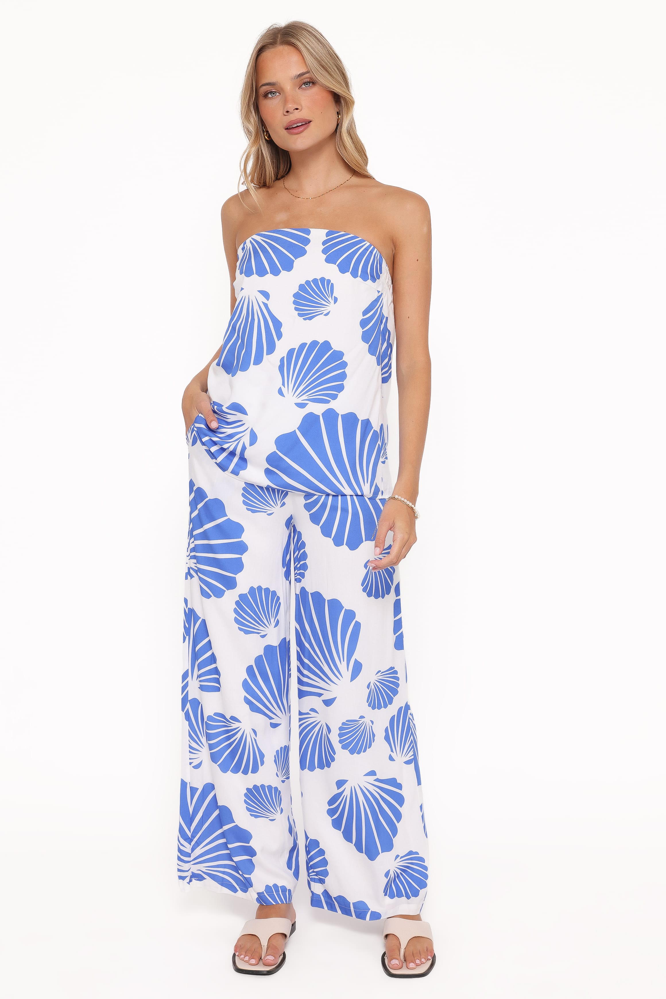 SETS Kristy Pant Set - Blue Shell