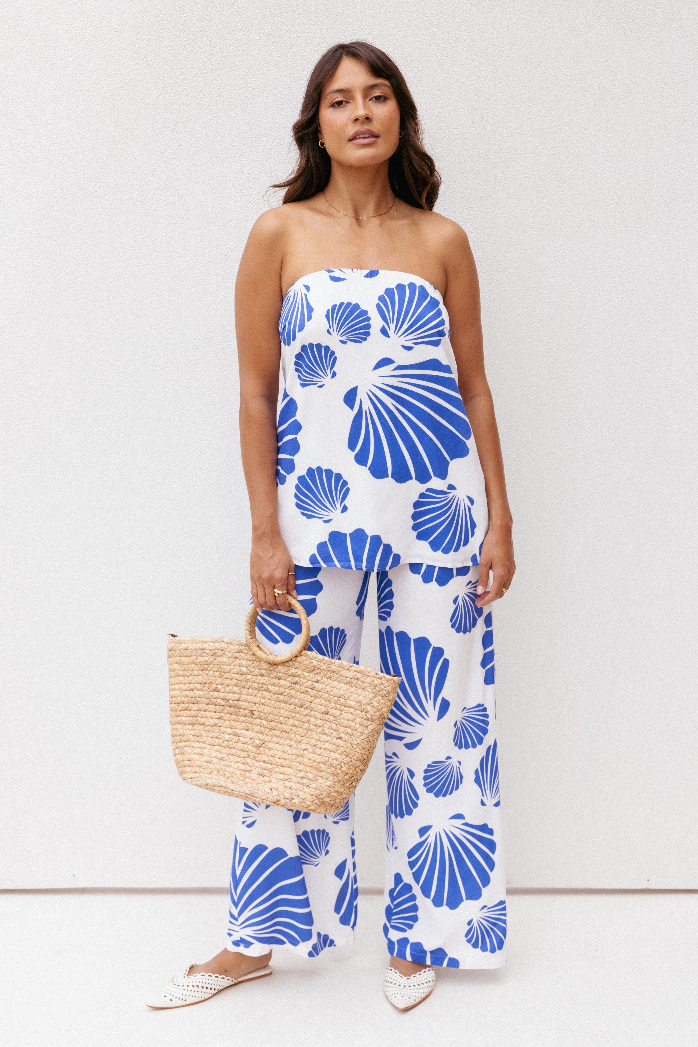 SETS Kristy Pant Set - Blue Shell