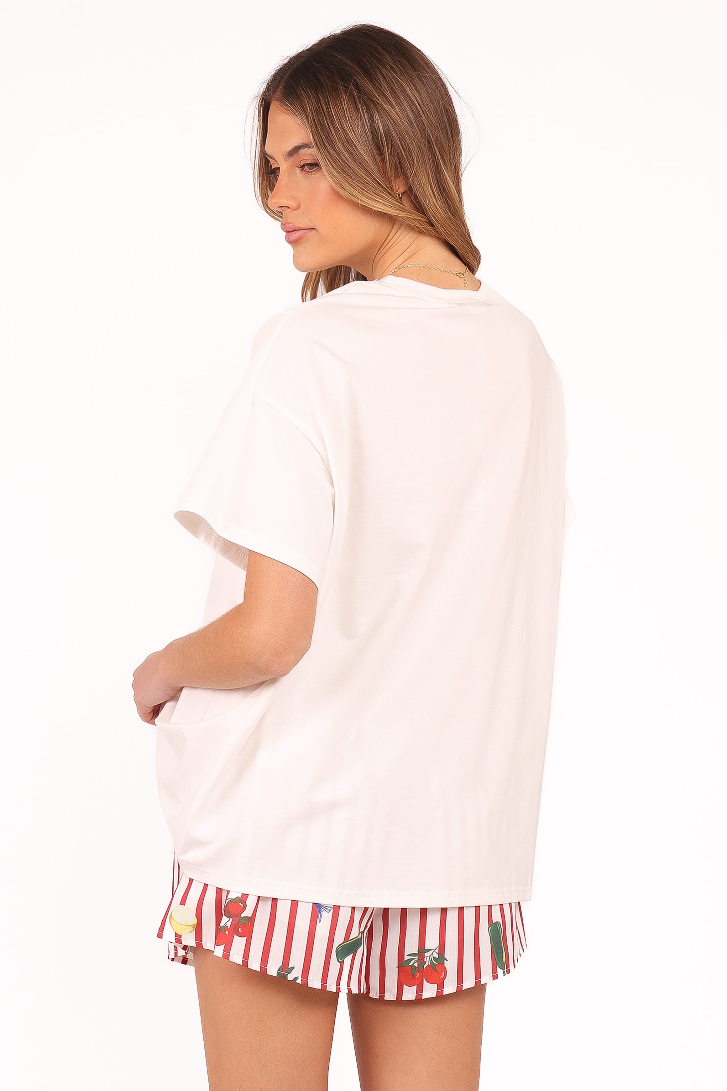 SETS Krystal Short Set - Red Stripe