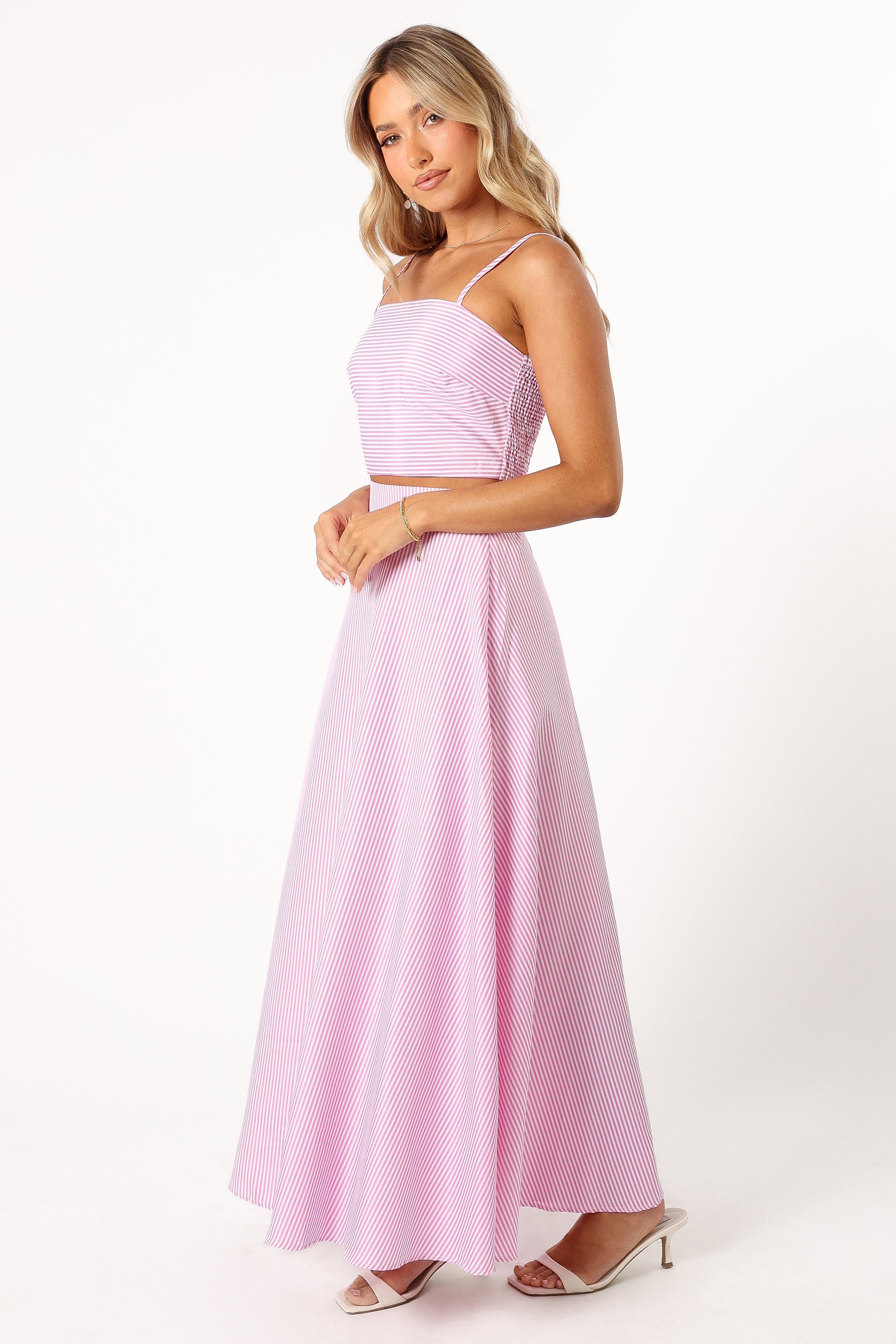 SETS @Lala Two Piece Set - Pink Stripe