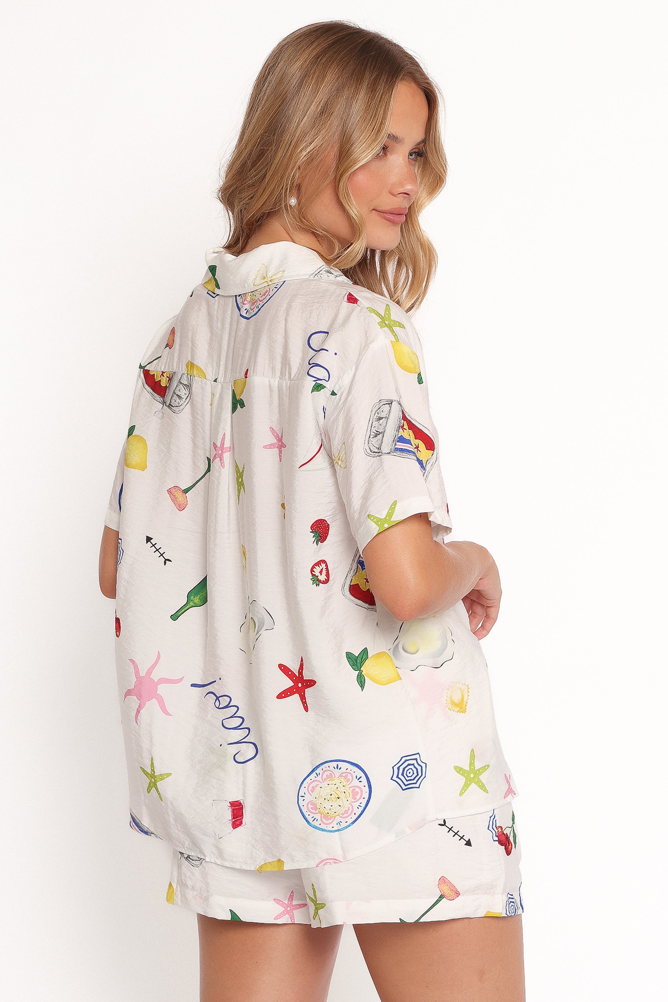 SETS Larina Tie Front Short Set - Ciao