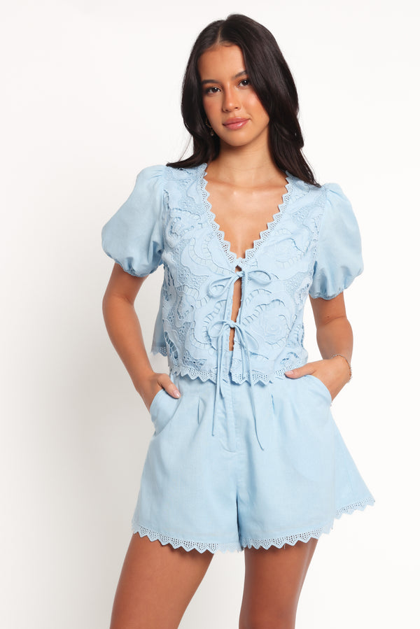 SETS Leina Short Set - Light Blue