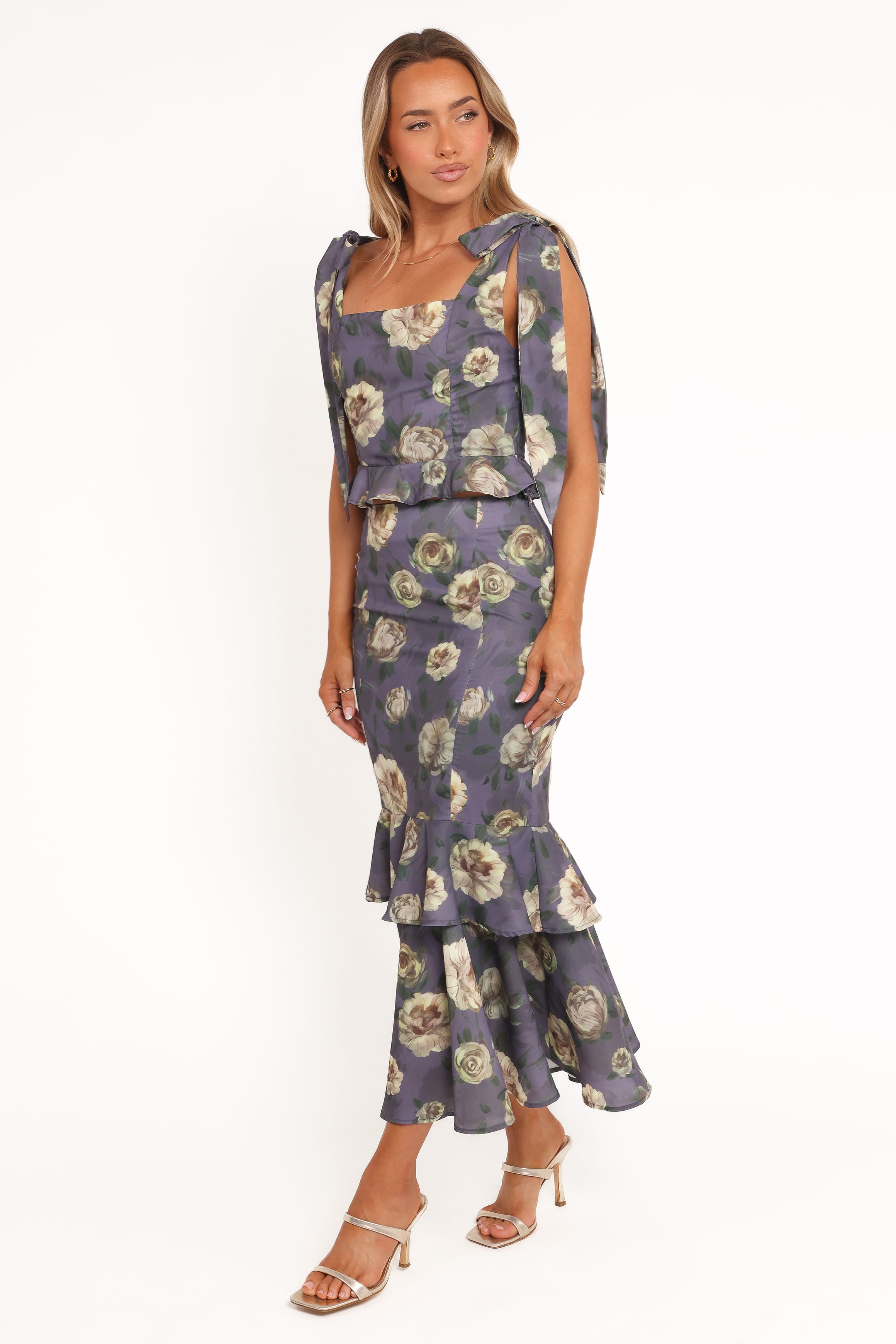 SETS Luna Two Piece Set - Lavender Floral