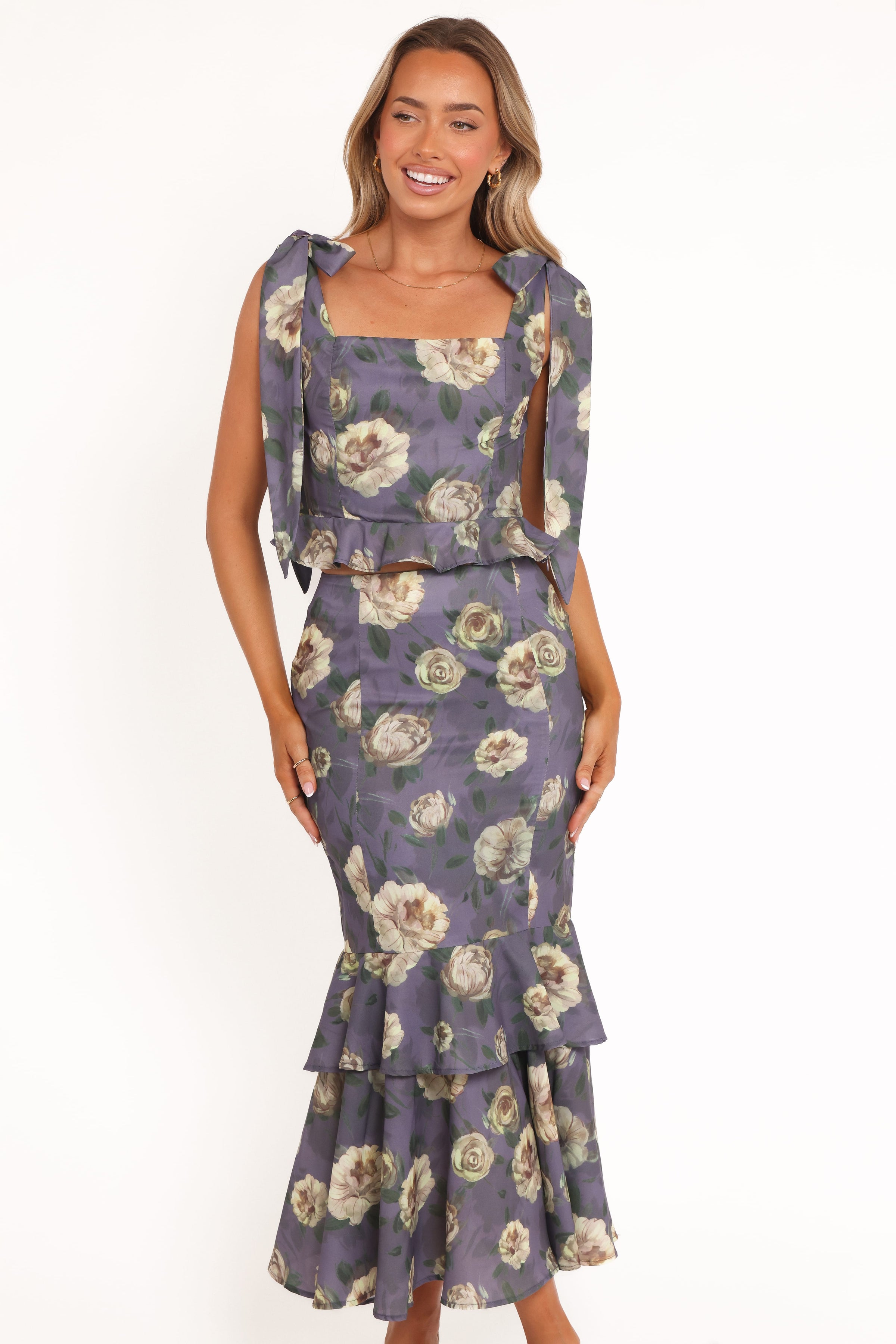 SETS Luna Two Piece Set - Lavender Floral