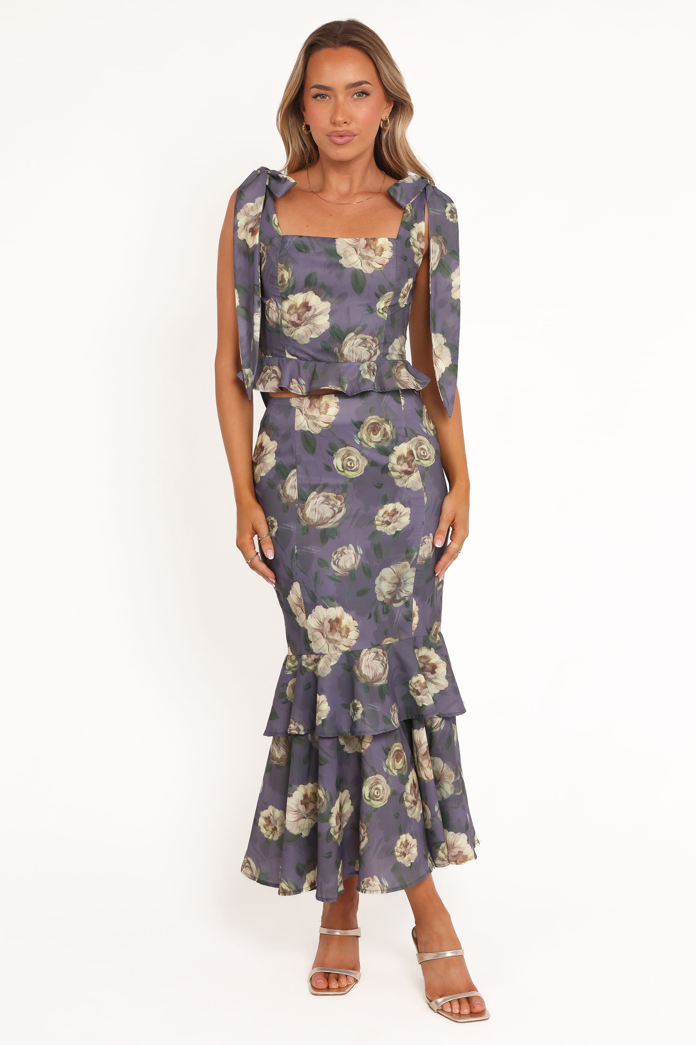 SETS Luna Two Piece Set - Lavender Floral