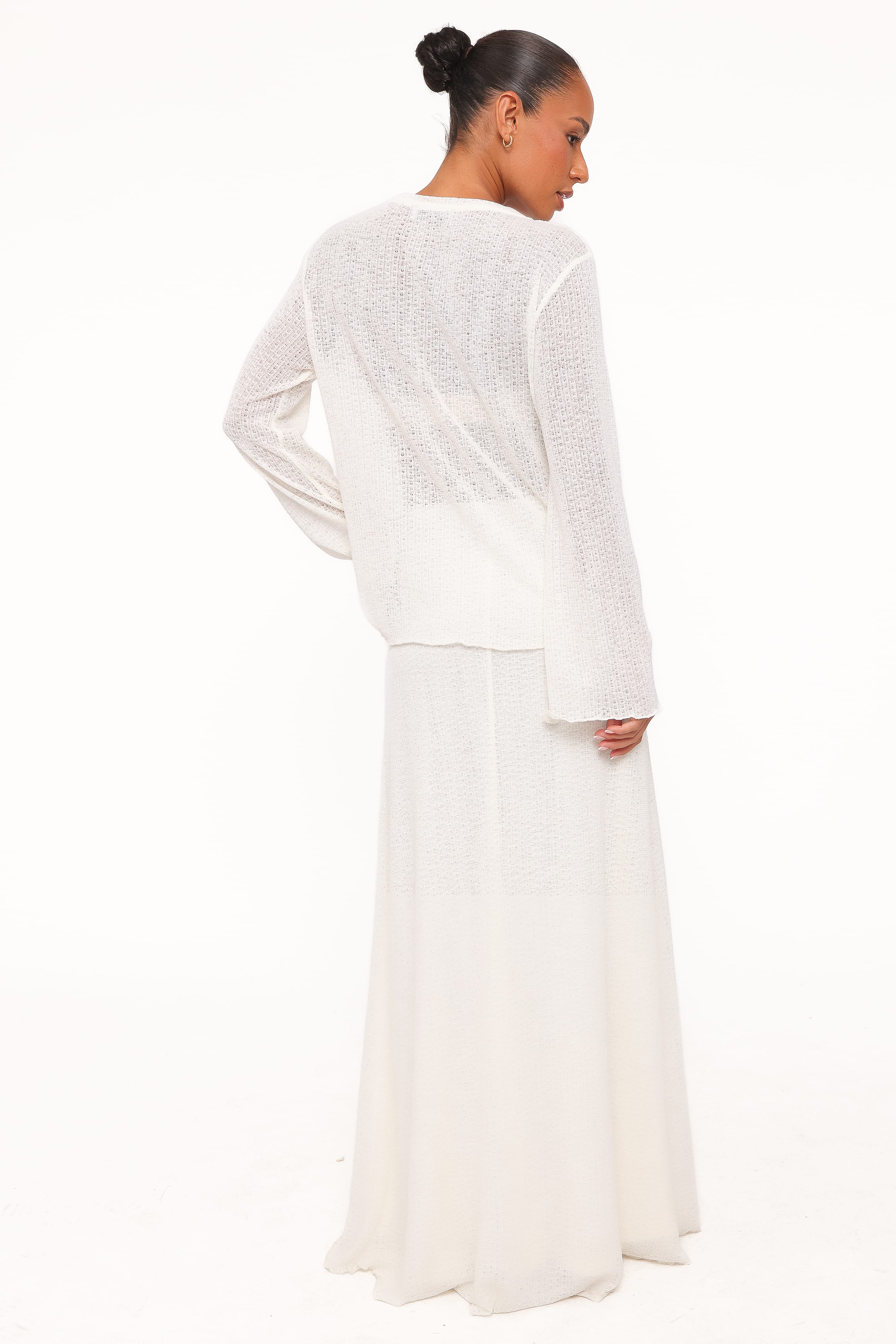 SETS Lune Knit Skirt Set - Cream